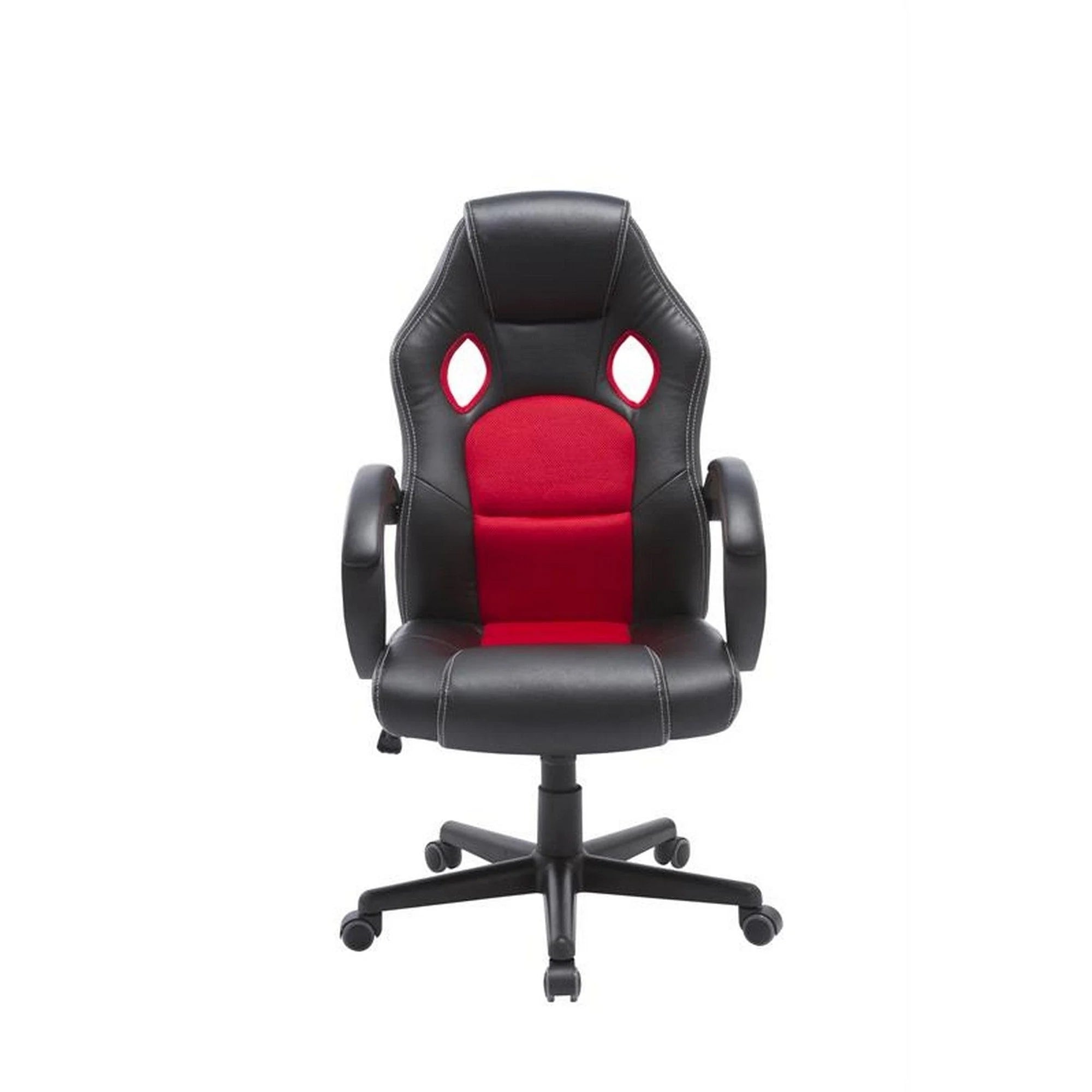 Scaun birou SANDBOX, negru/rosu, 63x69x119 cm