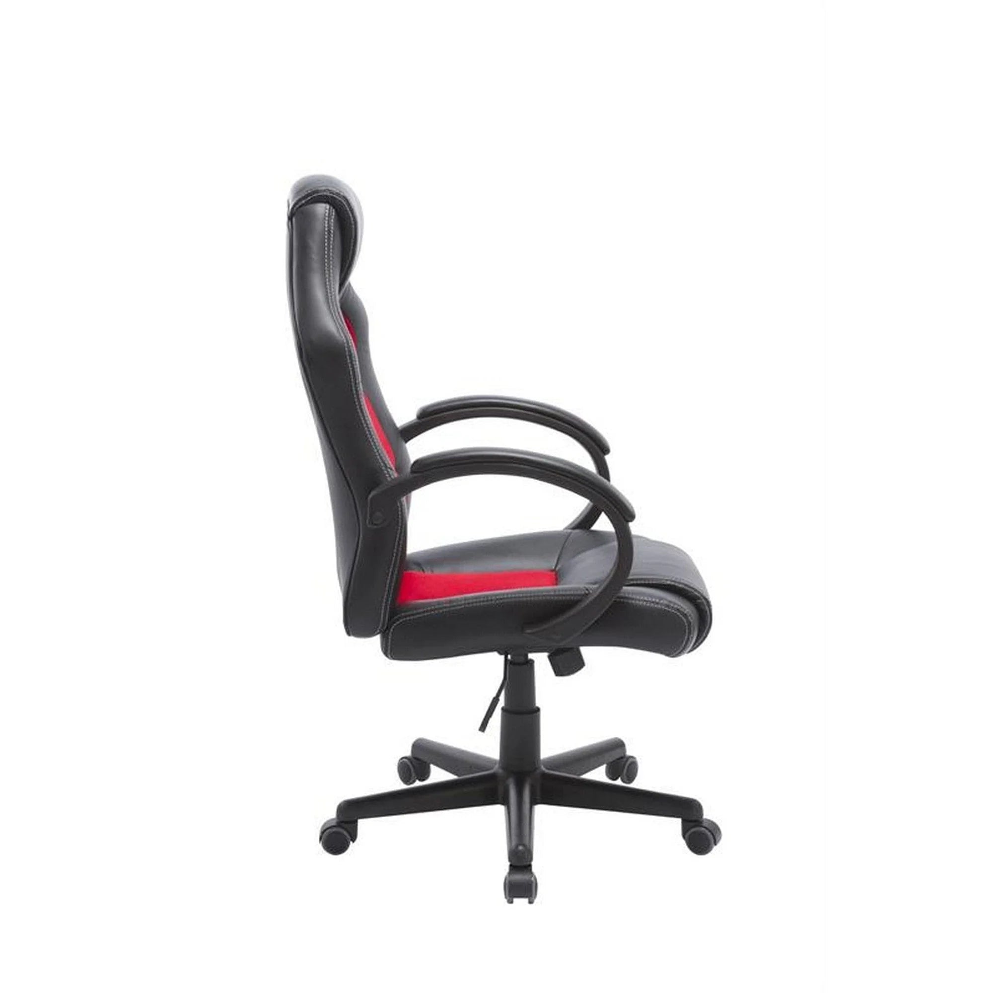 Scaun birou SANDBOX, negru/rosu, 63x69x119 cm