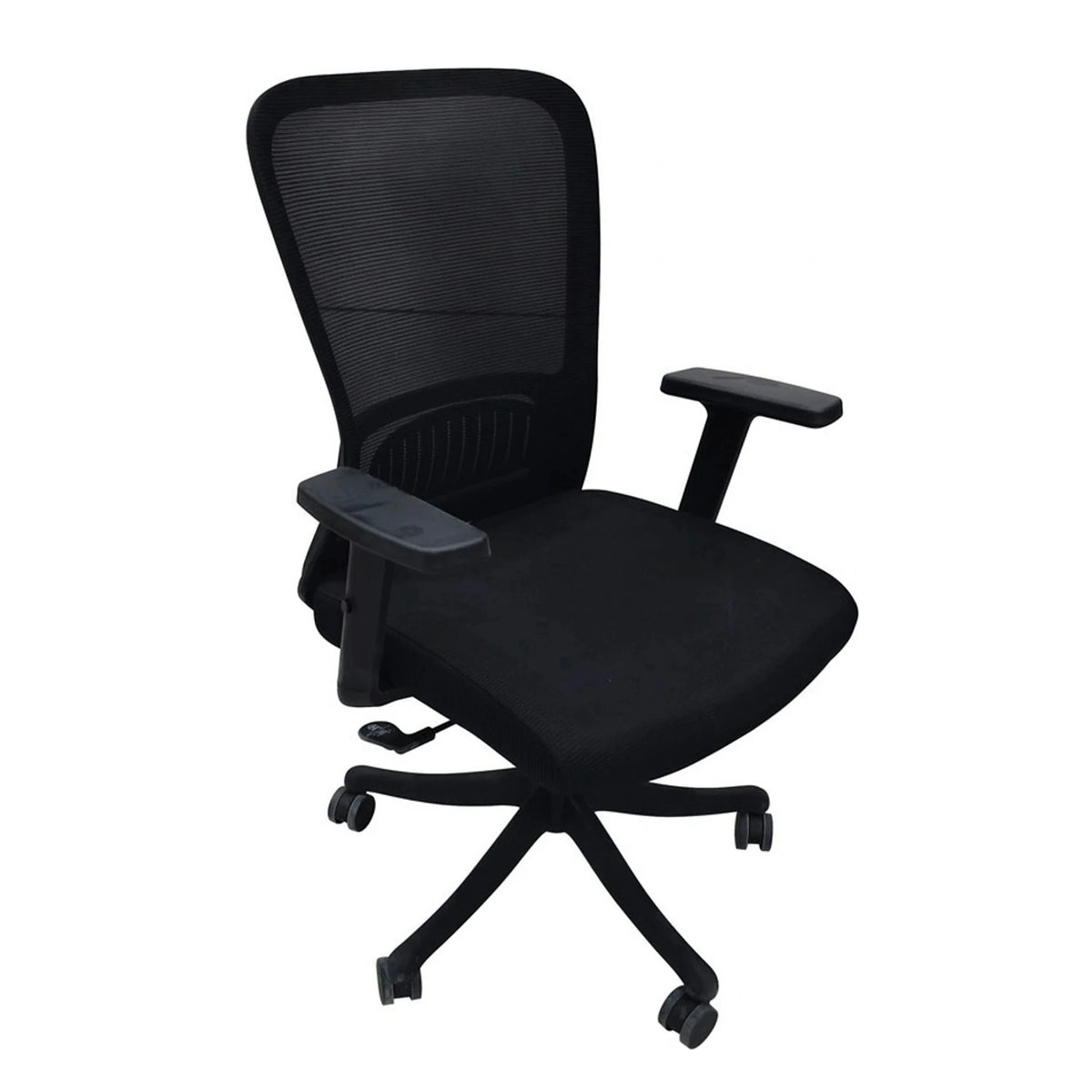 Scaun birou SID, negru, stofa/plasa, 61x68x100/110 cm