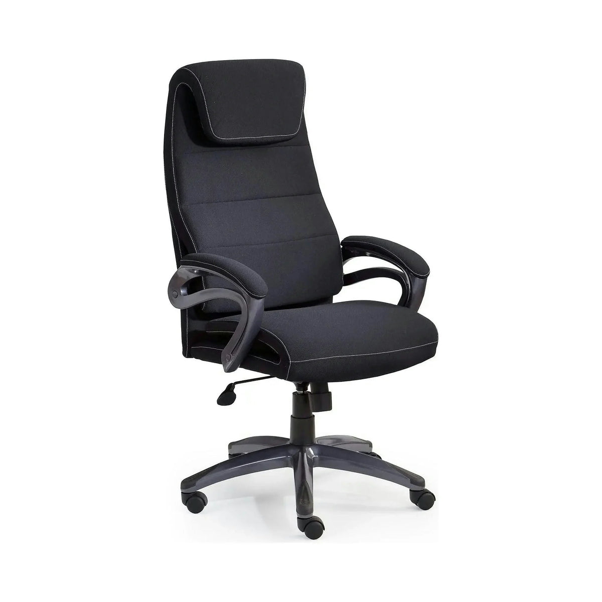 Scaun birou SIDNEY, negru, stofa, 65x70x117/125 cm