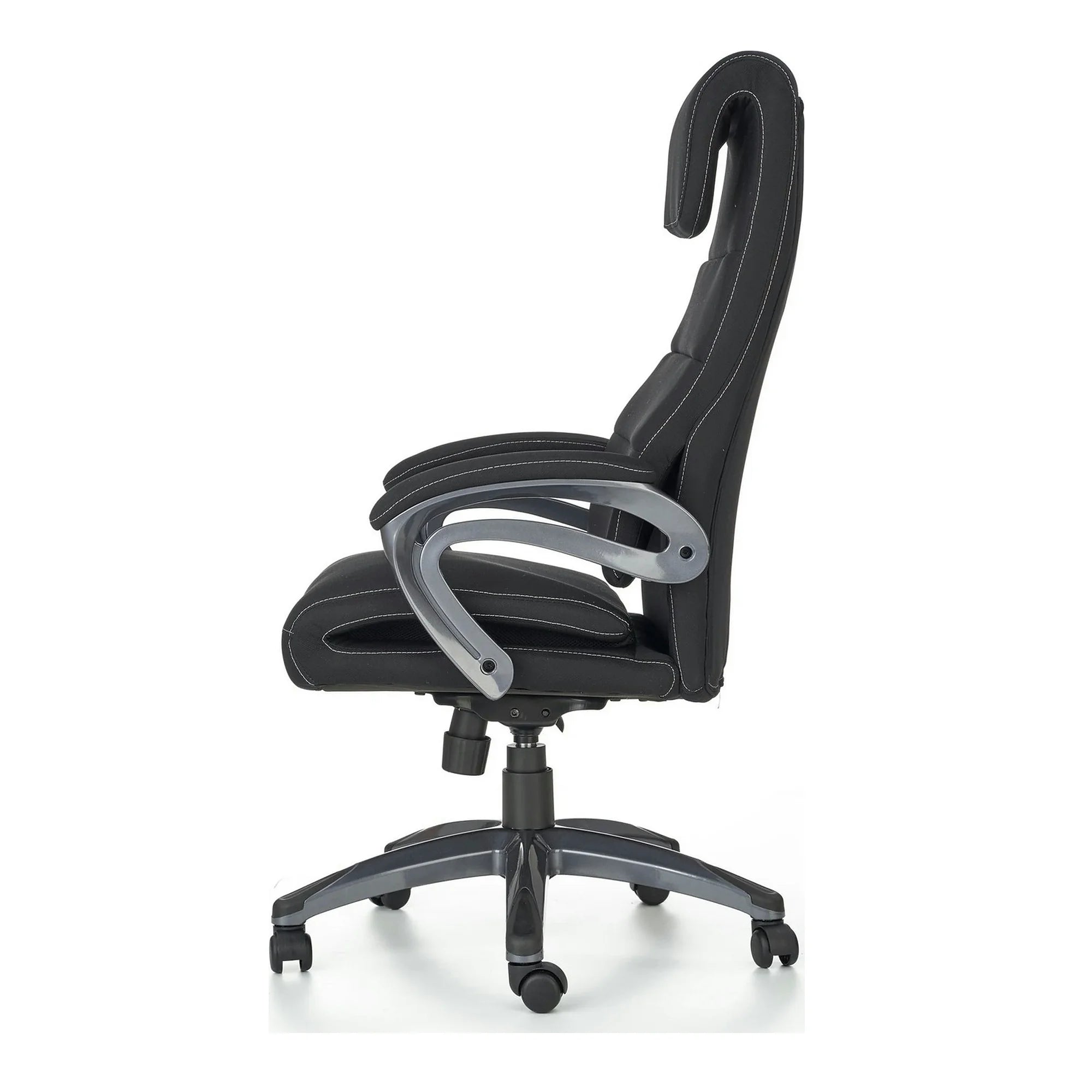 Scaun birou SIDNEY, negru, stofa, 65x70x117/125 cm