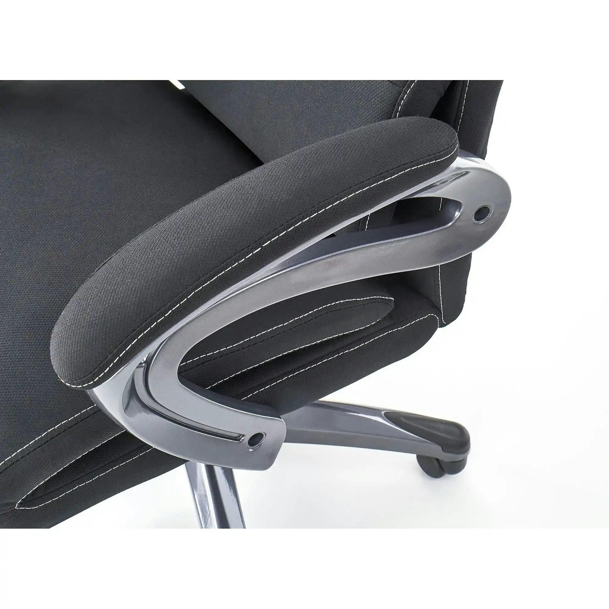 Scaun birou SIDNEY, negru, stofa, 65x70x117/125 cm