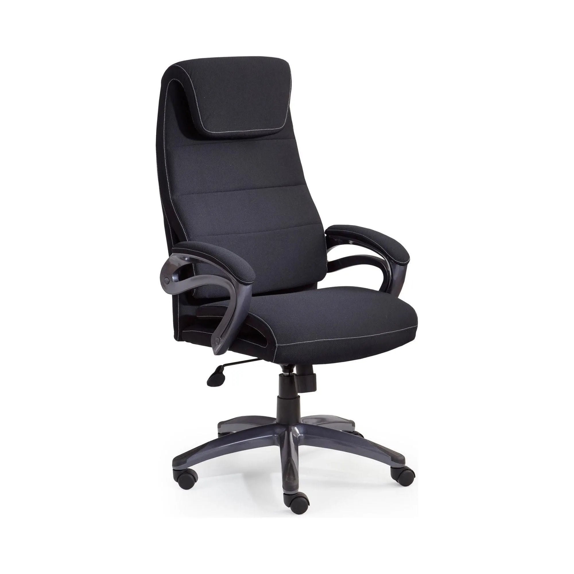 Scaun birou SIDNEY, negru, stofa, 65x70x117/125 cm