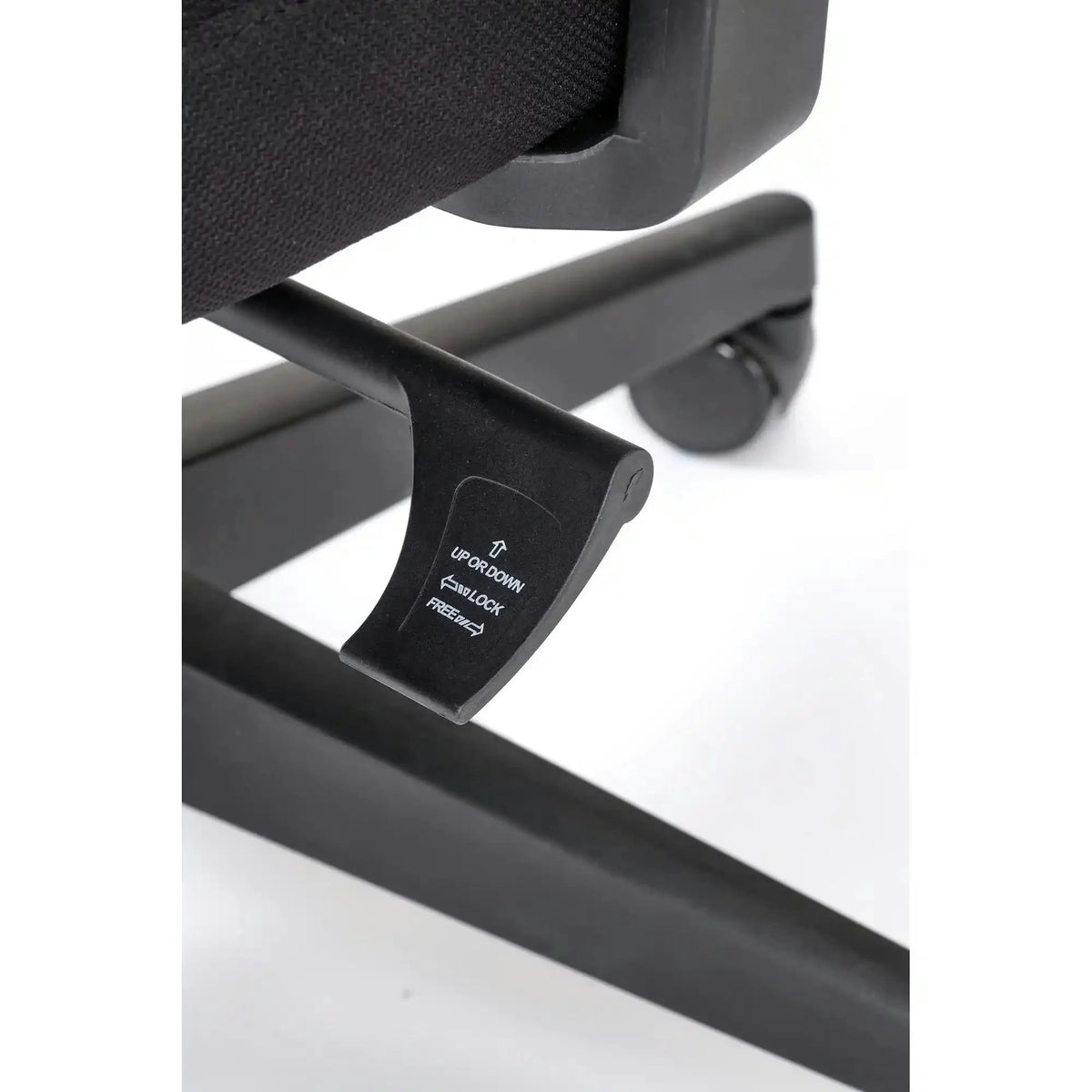 Scaun birou SONAR, negru, panza/plasa, 65x65x118/128 cm