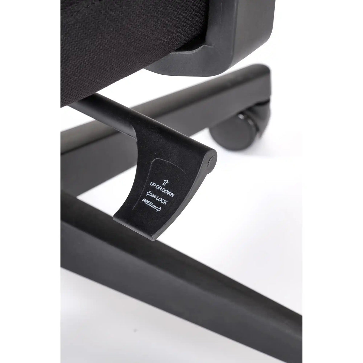 Scaun birou SONAR, negru, panza/plasa, 65x65x118/128 cm