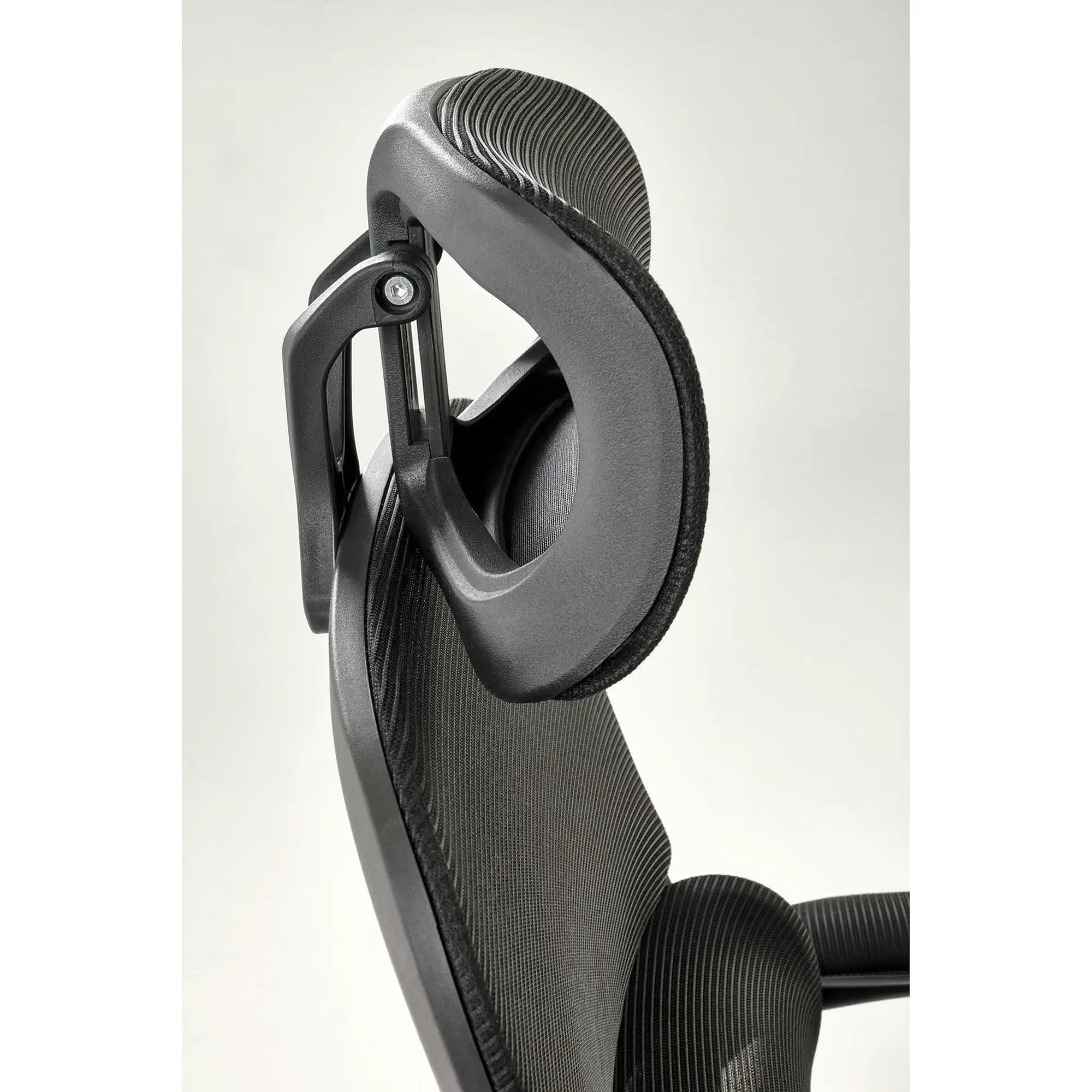 Scaun birou SOREN, negru, stofa clasica/plastic, 62x62x116/124 cm