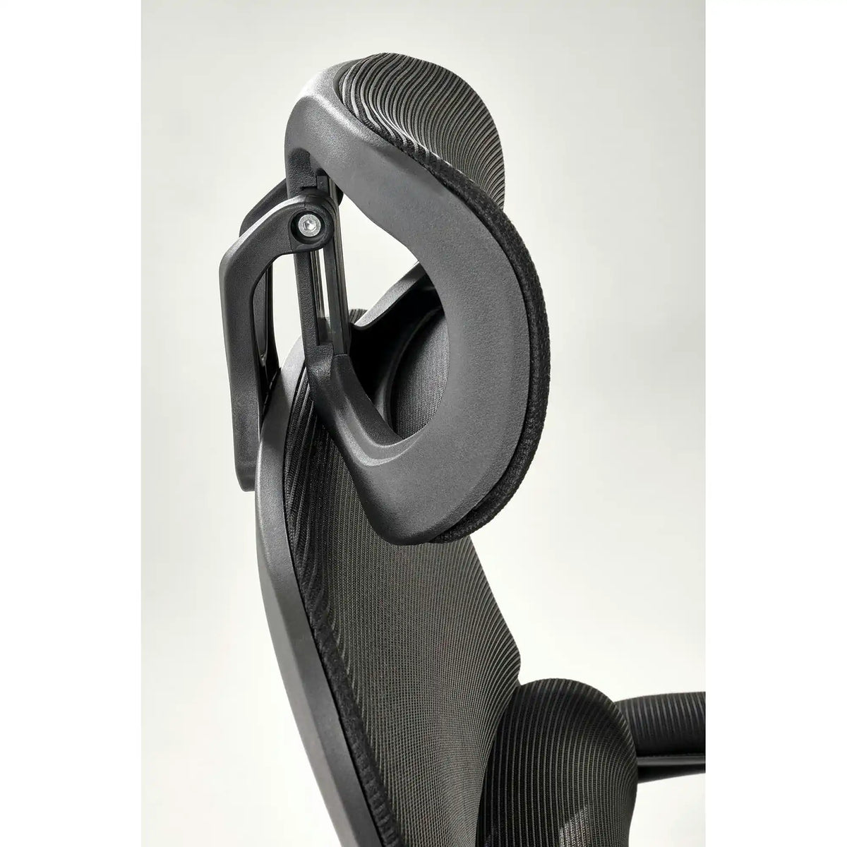Scaun birou SOREN, negru, stofa clasica/plastic, 62x62x116/124 cm