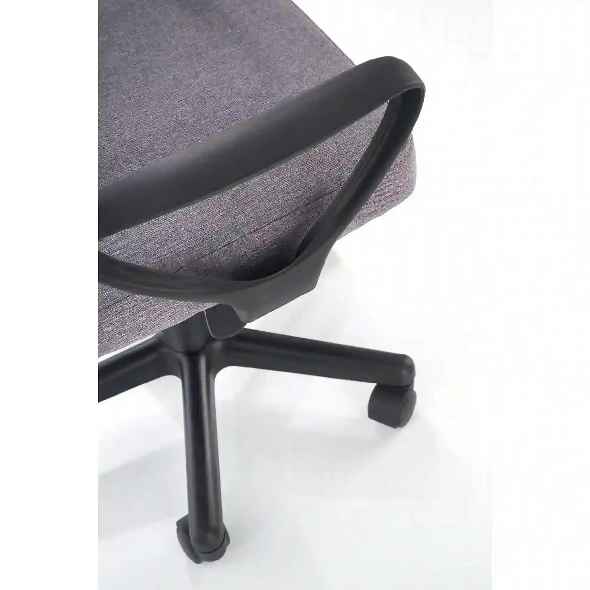 Scaun birou TIMMY, gri/negru, stofa clasica/plasa, 52x59x81/91 cm