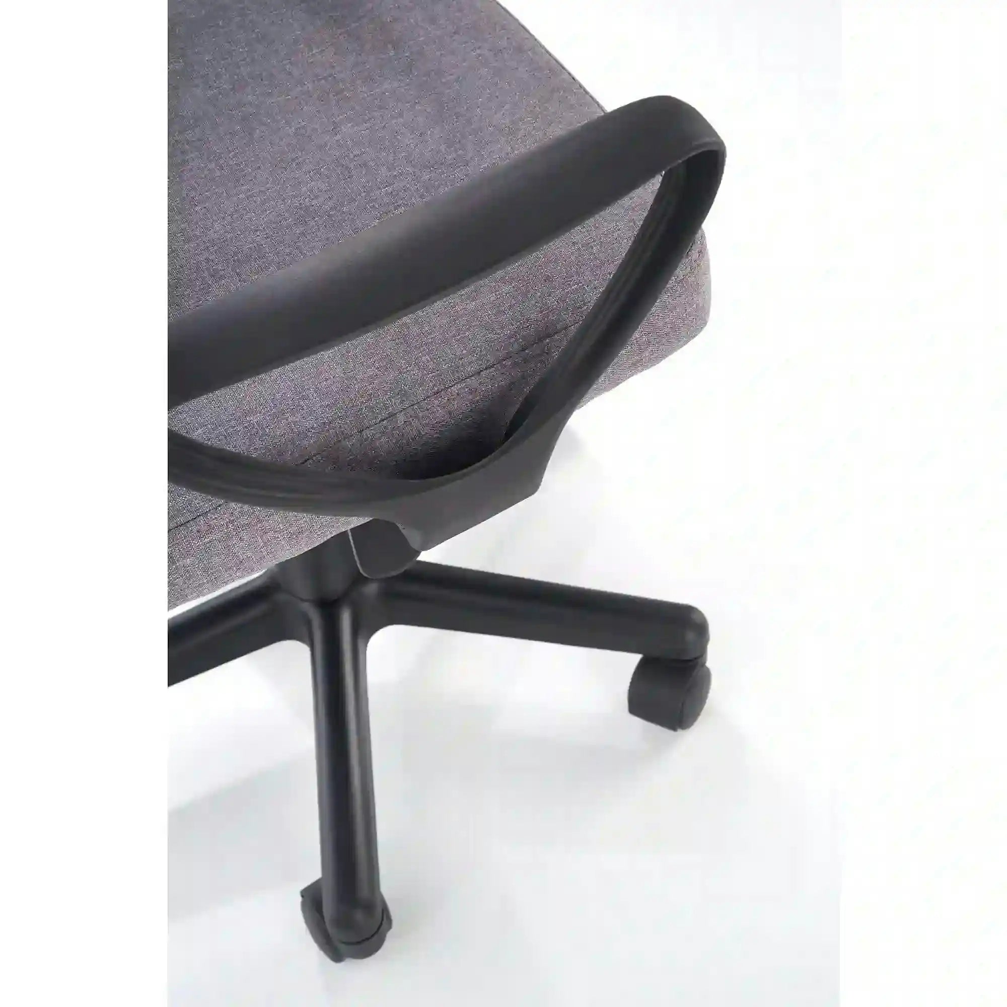 Scaun birou TIMMY, gri/negru, stofa clasica/plasa, 52x59x81/91 cm