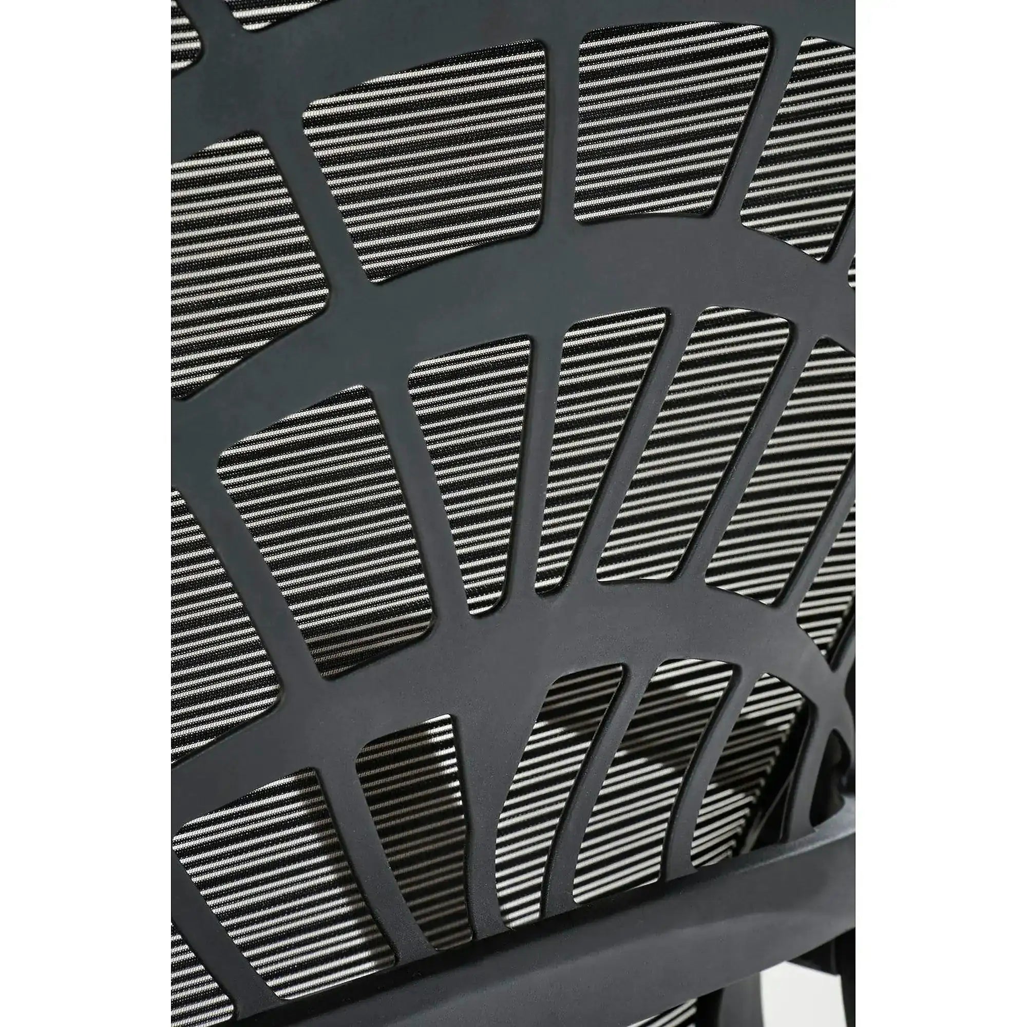 Scaun birou VESUVIO, negru, stofa/panza/polipropilena, 59x59x115/121 cm