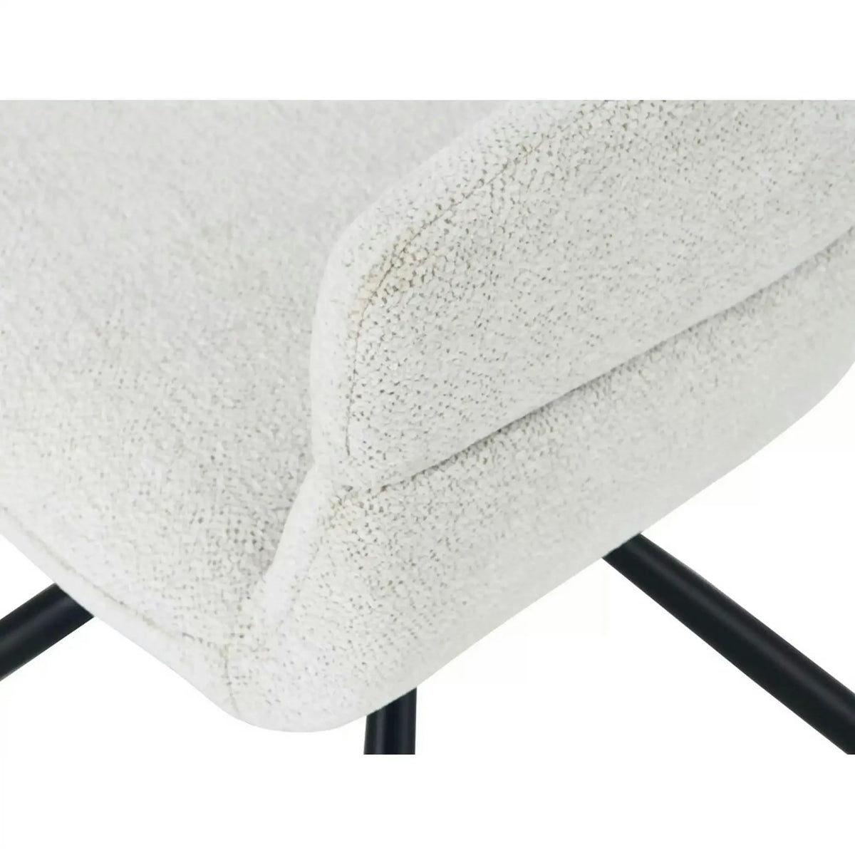 Scaun BORGO, bej - Raven 22, stofa clasica/metal, 58x60x87 cm