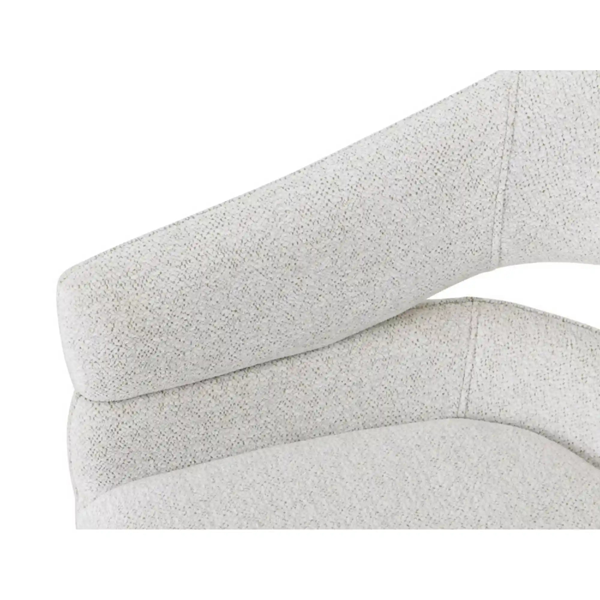 Scaun BORGO, bej - Raven 22, stofa clasica/metal, 58x60x87 cm