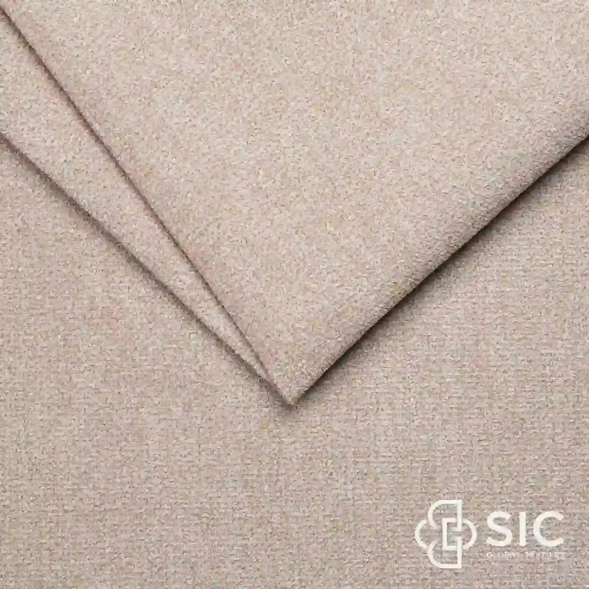 Scaun BOS 14, bej/negru, stofa clasica/lemn de fag, 43x40x94 cm