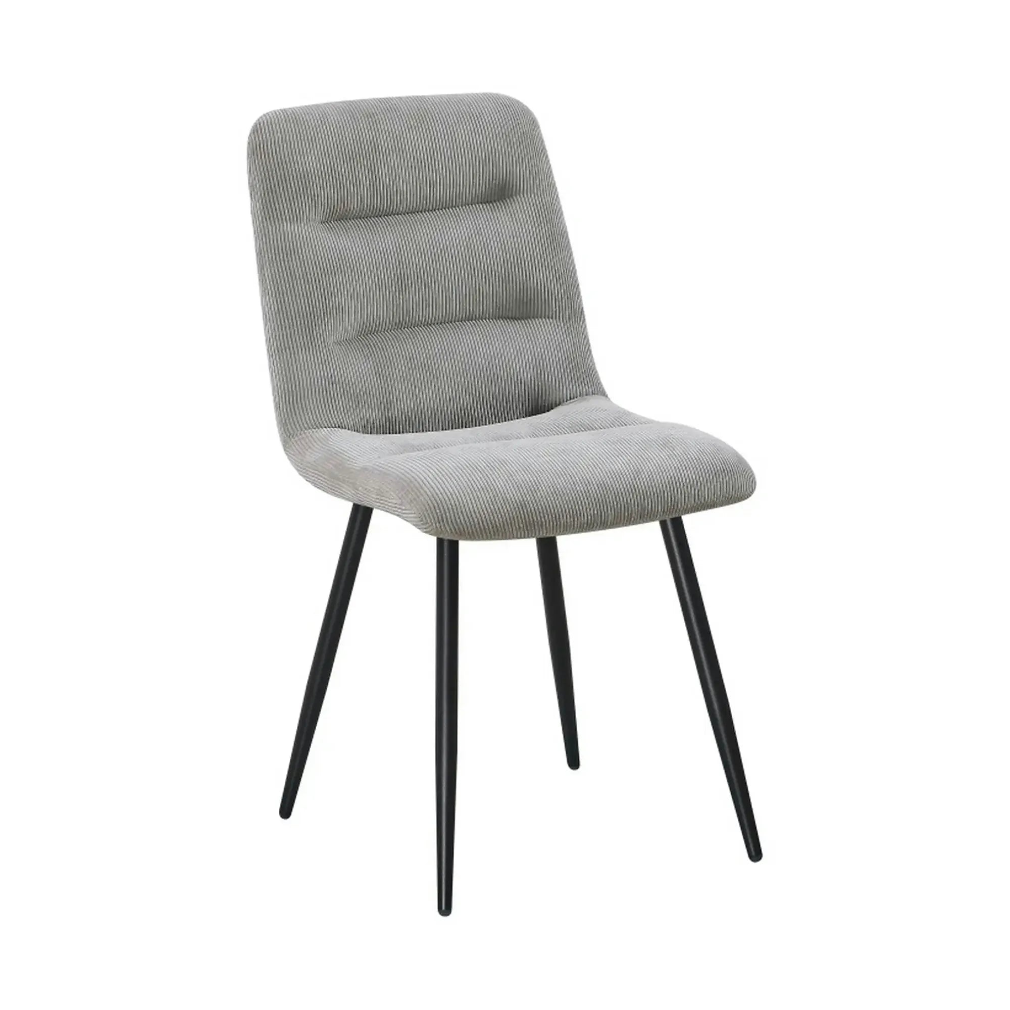 Scaun BOS, gri deschis/negru, stofa/metal, 61x51x84 cm