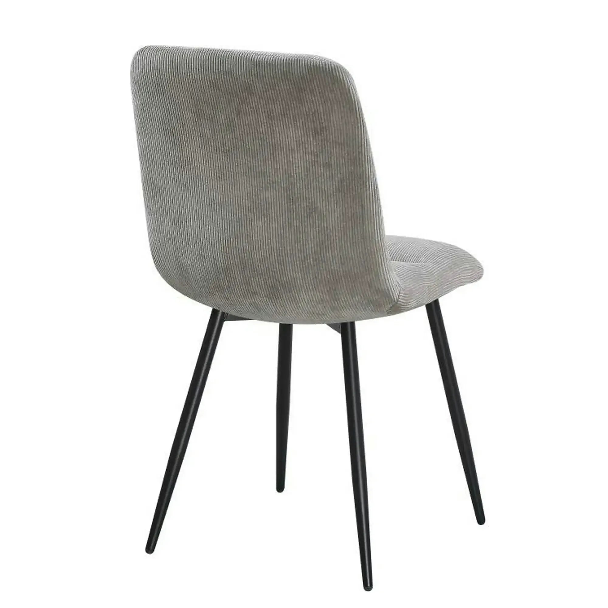 Scaun BOS, gri deschis/negru, stofa/metal, 61x51x84 cm