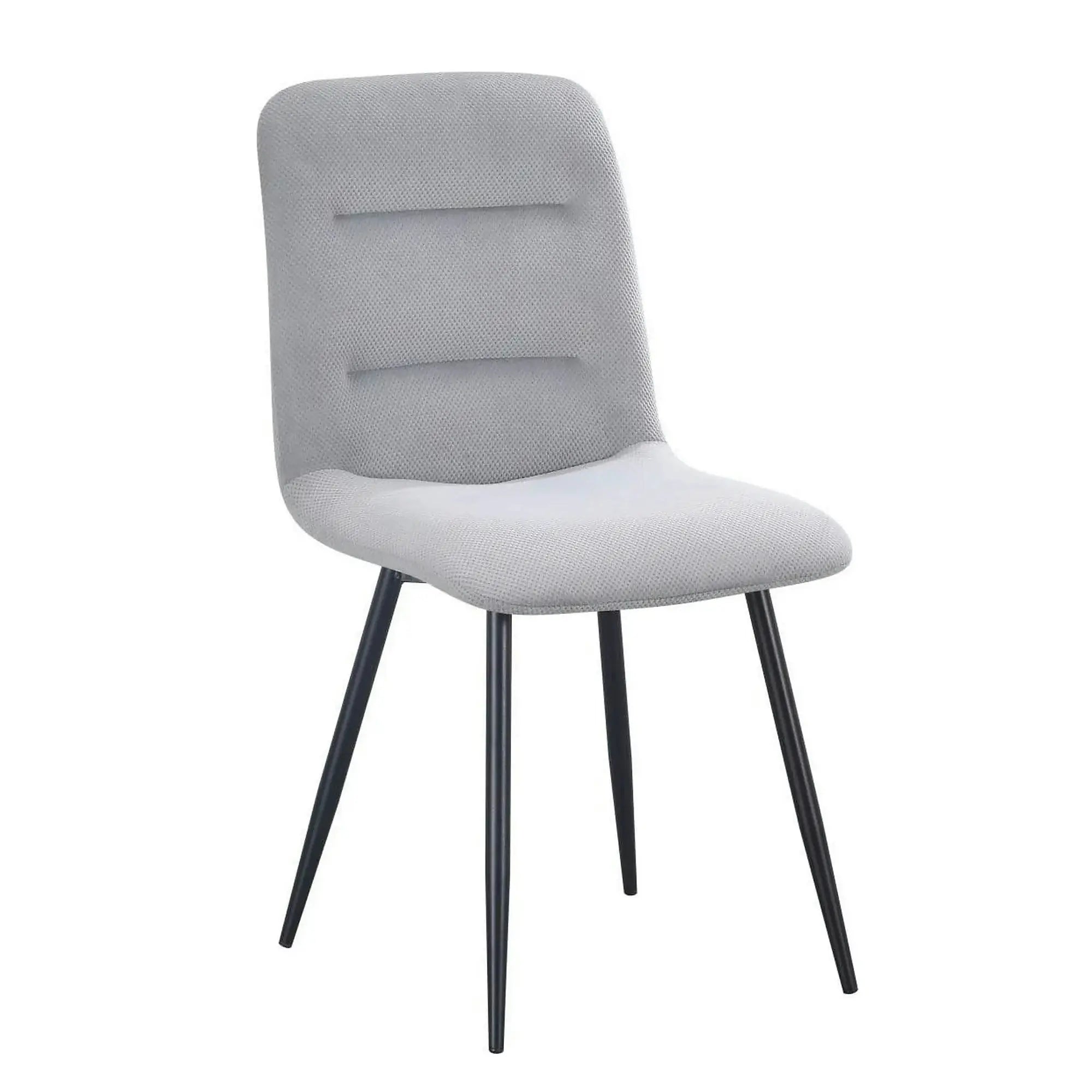 Scaun BOS, gri/negru, stofa/metal, 61x51x84 cm
