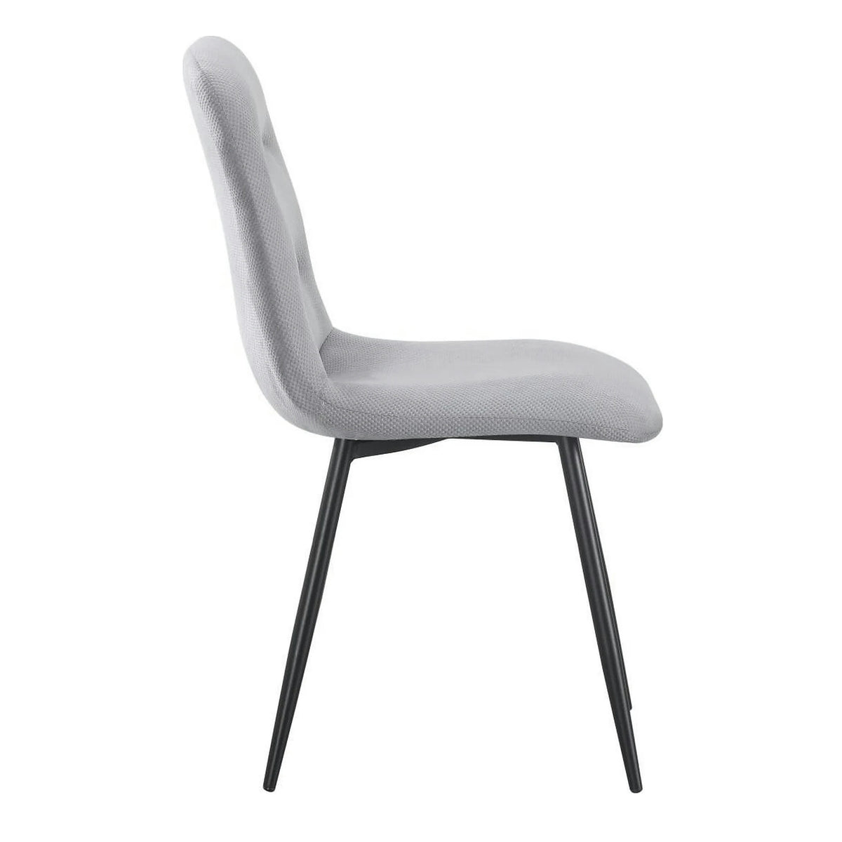 Scaun BOS, gri/negru, stofa/metal, 61x51x84 cm