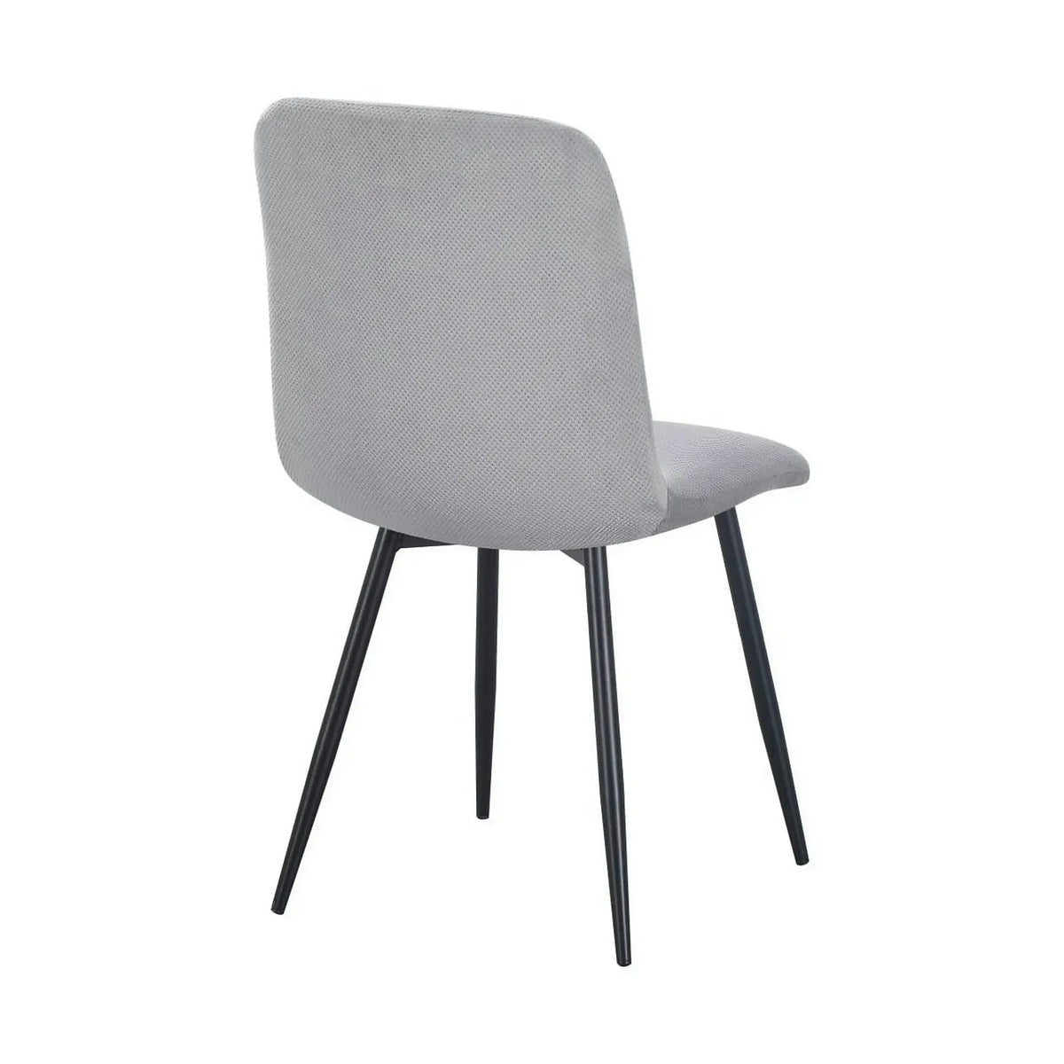 Scaun BOS, gri/negru, stofa/metal, 61x51x84 cm