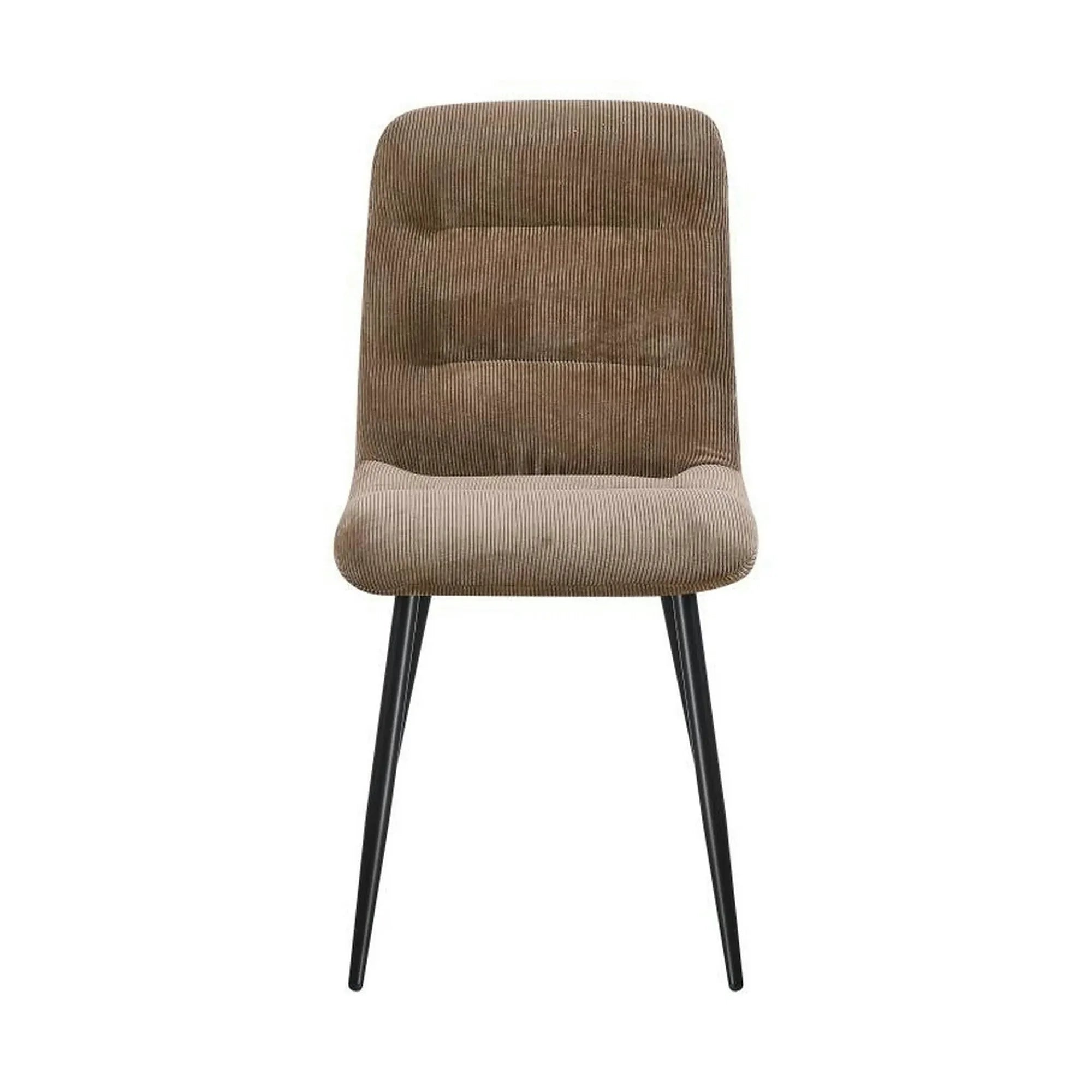 Scaun BOS, maro/negru, stofa/metal, 61x51x84 cm