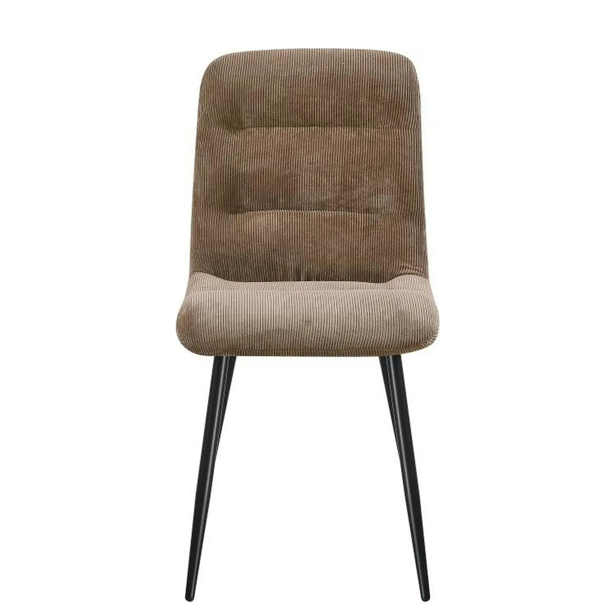 Scaun BOS, maro/negru, stofa/metal, 61x51x84 cm