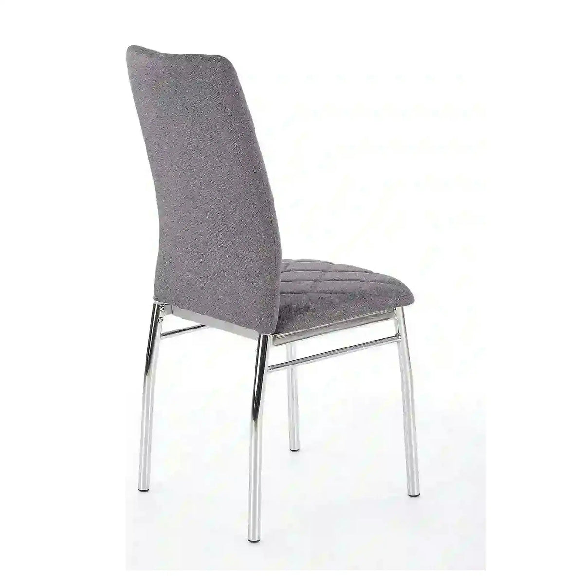 Scaun bucatarie K309, gri deschis/crom, stofa clasica/metal, 43X57X97 CM