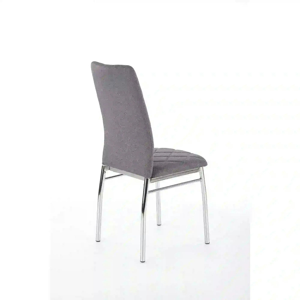 Scaun bucatarie K309, gri deschis/crom, stofa clasica/metal, 43X57X97 CM