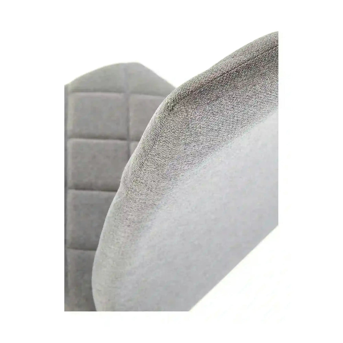 Scaun bucatarie K309, gri deschis/crom, stofa clasica/metal, 43X57X97 CM