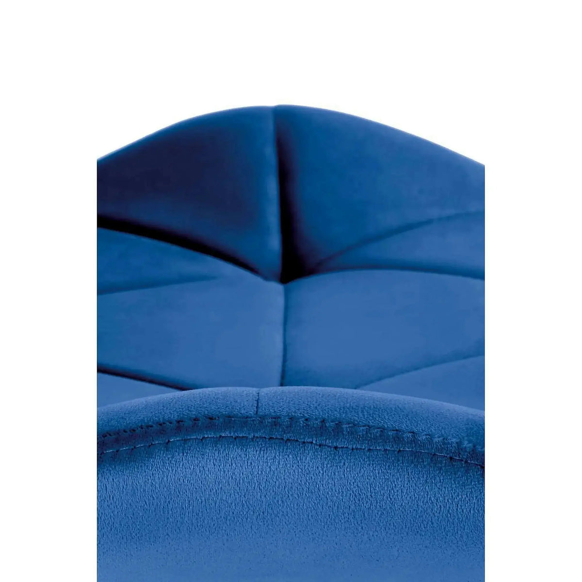 Scaun bucatarie material textil K453, albastru/negru, 48x53x86 cm