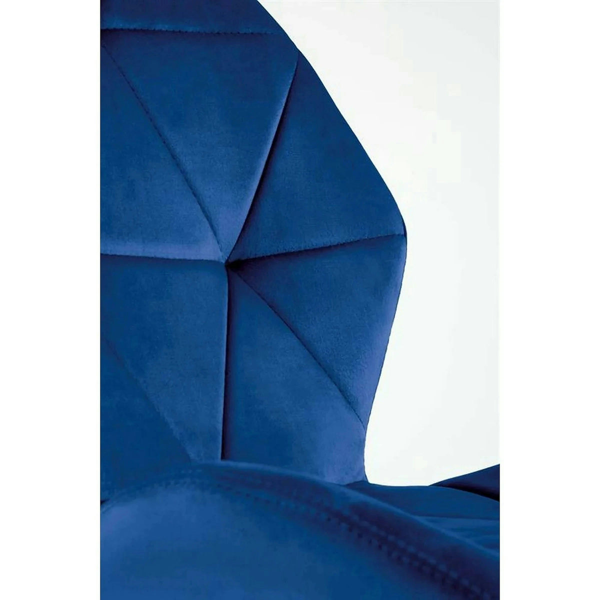 Scaun bucatarie material textil K453, albastru/negru, 48x53x86 cm