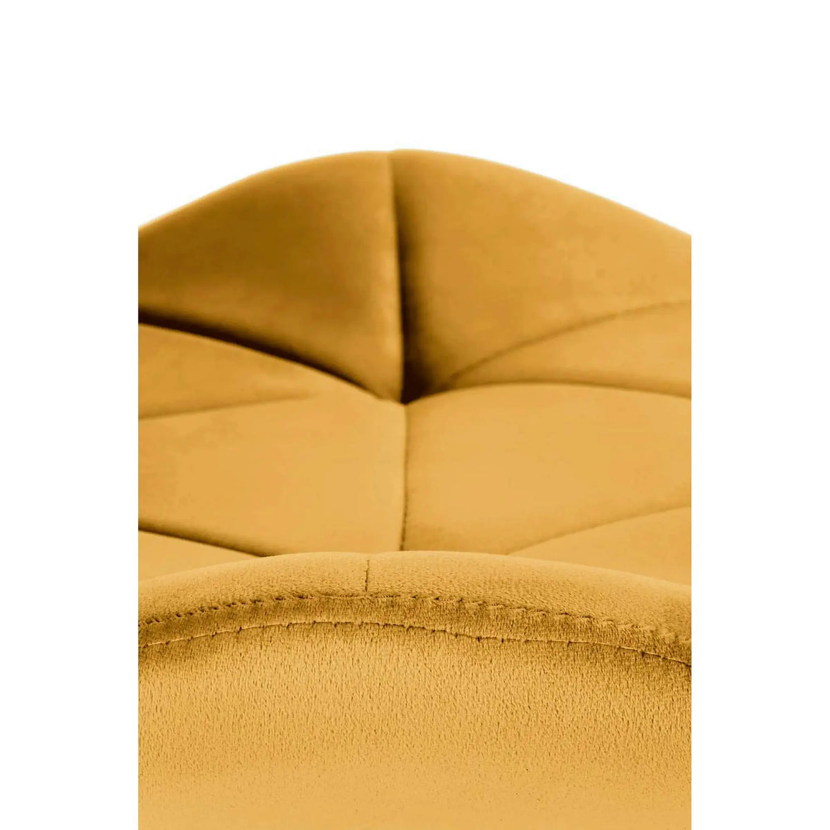 Scaun bucatarie material textil K453, galben mustar, 48x53x86 cm