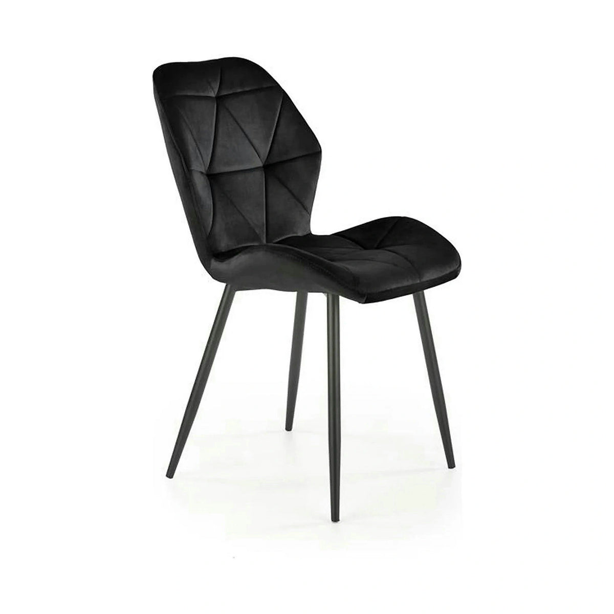 Scaun bucatarie material textil K453, negru, 48x53x86 cm