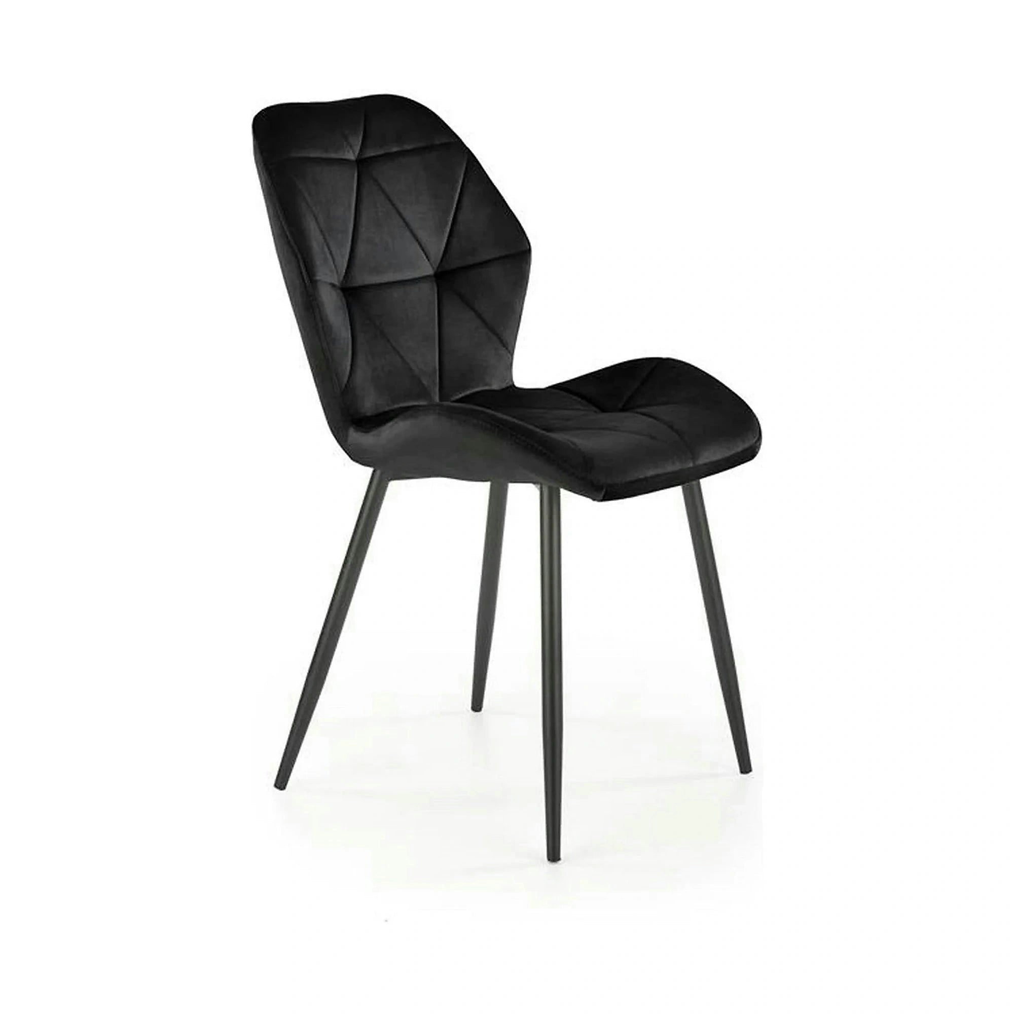 Scaun bucatarie material textil K453, negru, 48x53x86 cm
