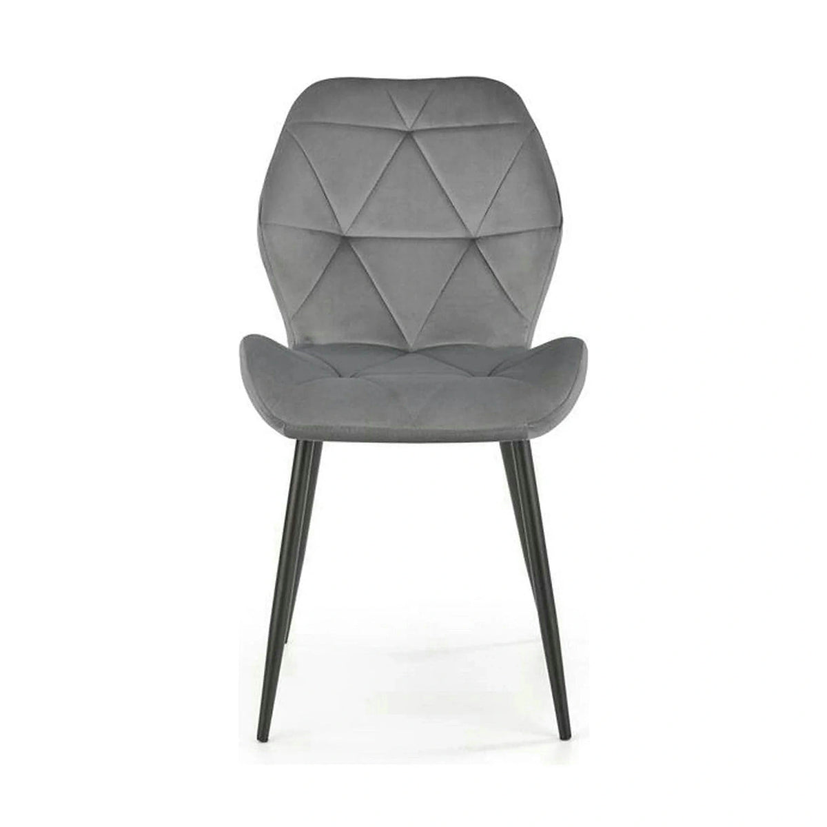 Scaun bucatarie material textil/metal K453, gri, 48x53x86 cm
