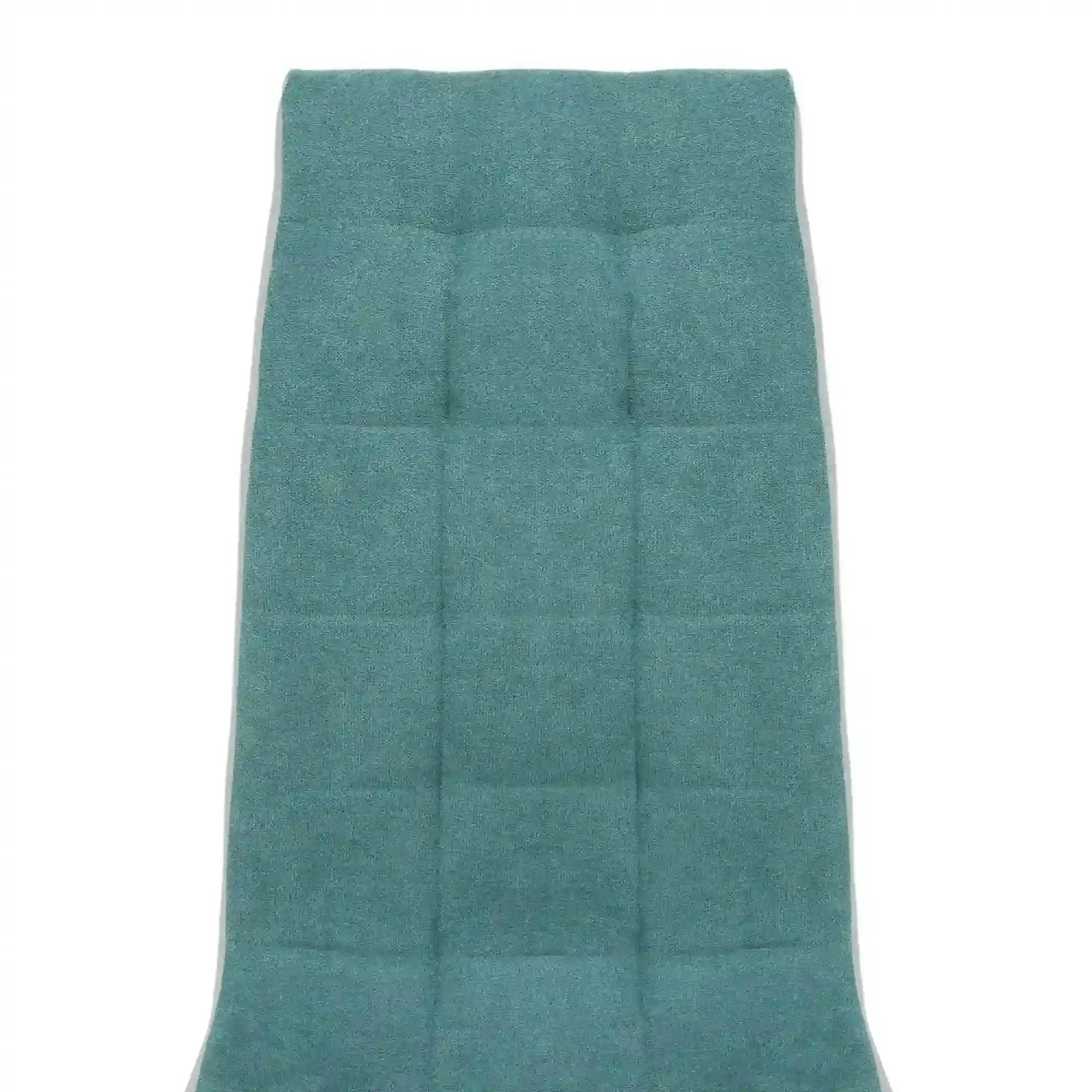 Scaun bucatarie SALOMA NEW, textil/piele ecologica/metal, mentol/gri/crom, 42x57x105 cm
