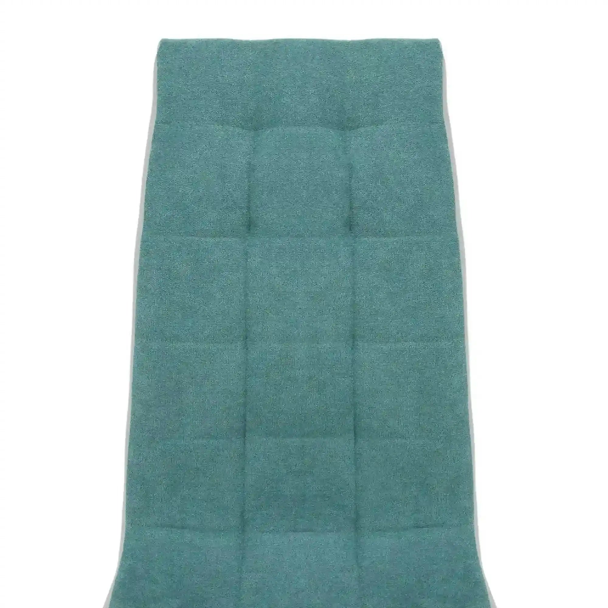 Scaun bucatarie SALOMA NEW, textil/piele ecologica/metal, mentol/gri/crom, 42x57x105 cm