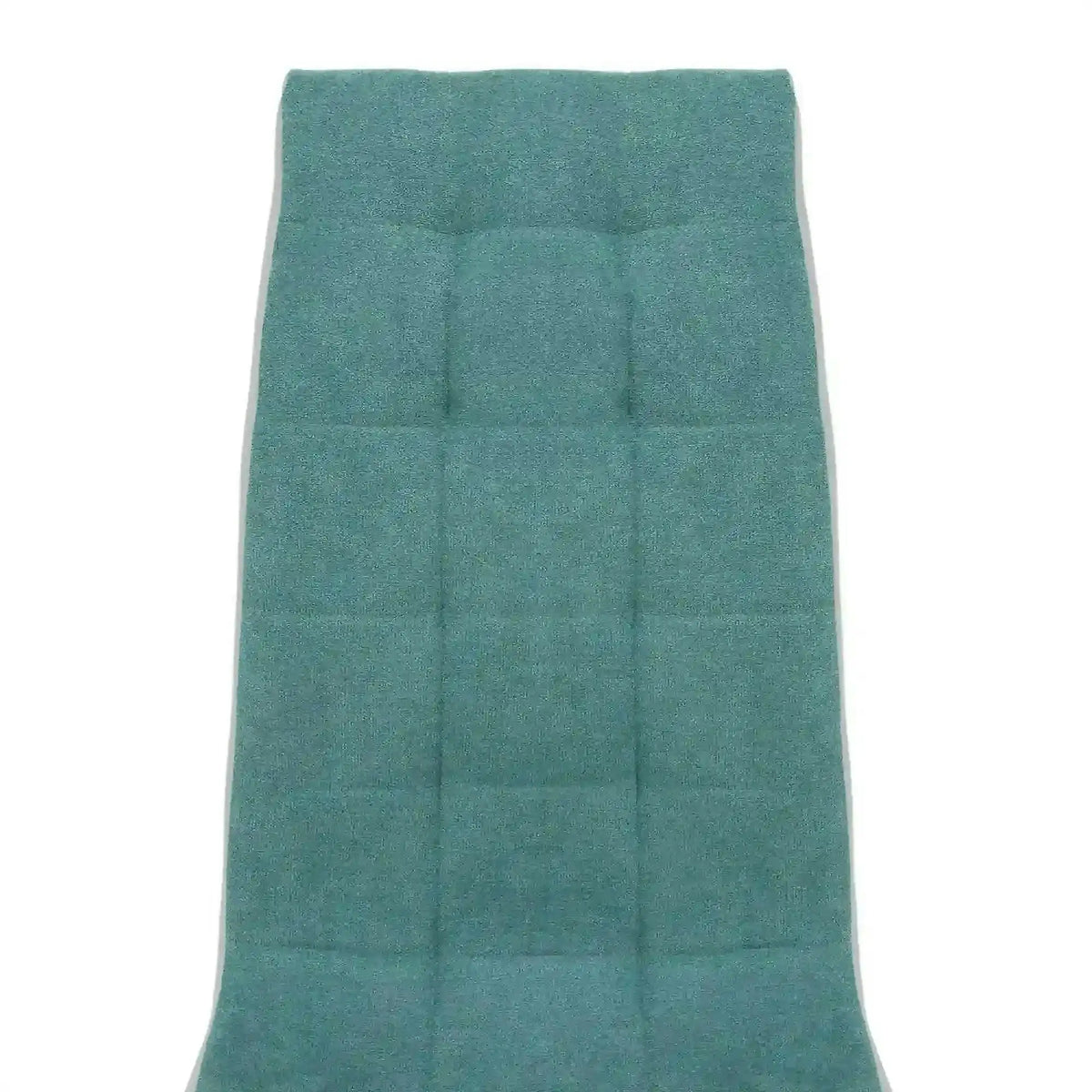 Scaun bucatarie SALOMA NEW, textil/piele ecologica/metal, mentol/gri/crom, 42x57x105 cm
