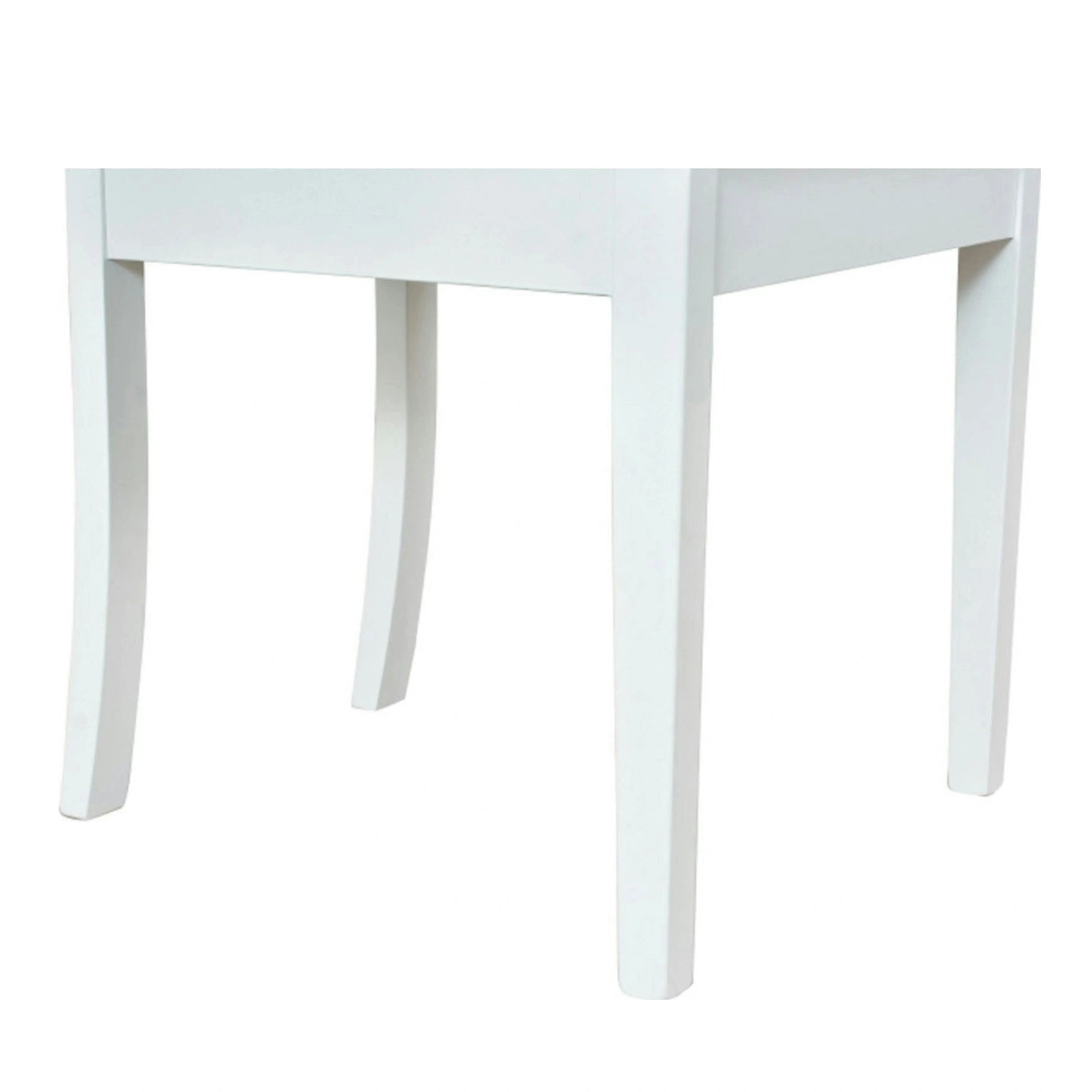 Scaun CAMPEL, negru/alb, stofa clasica/lemn, 46x55x96 cm