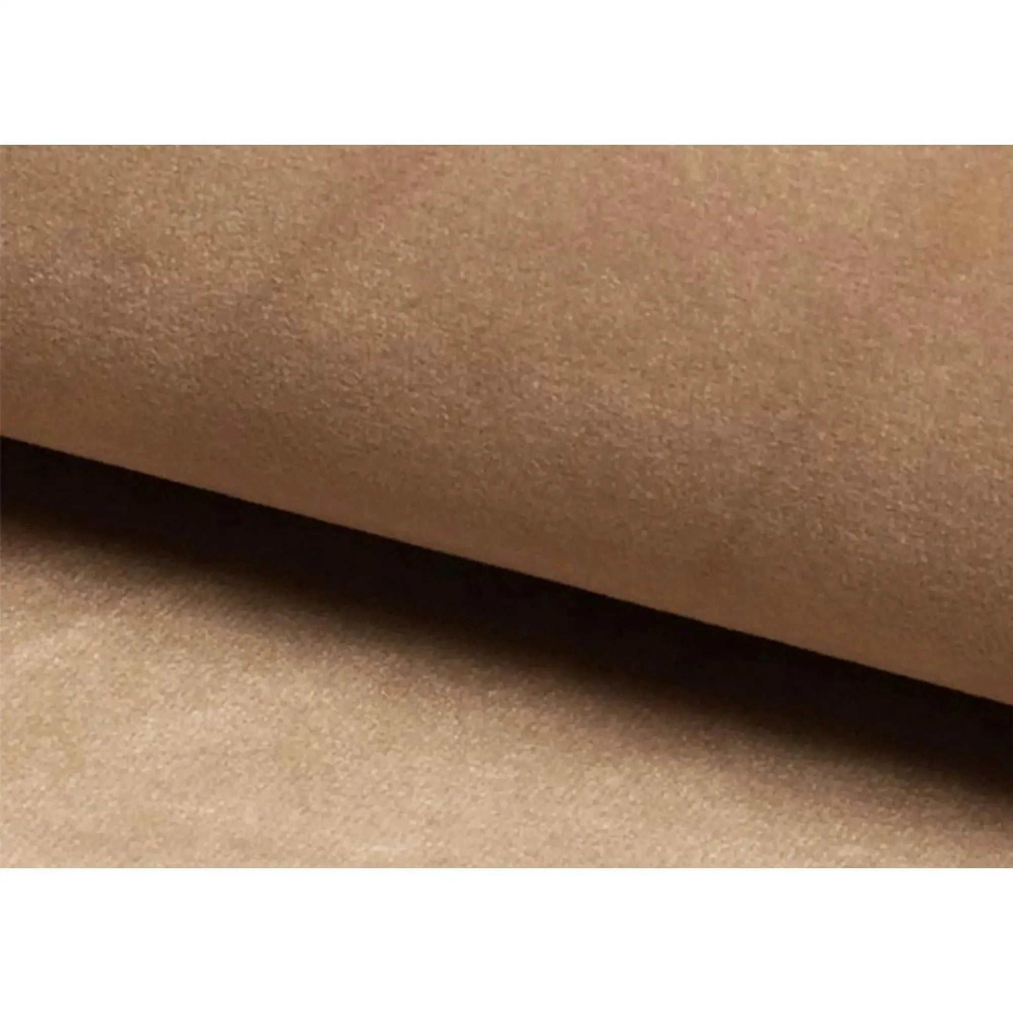Scaun CHIC D, bej deschis - Bluvel 28, stofa catifelata/metal, 50x58x88 cm