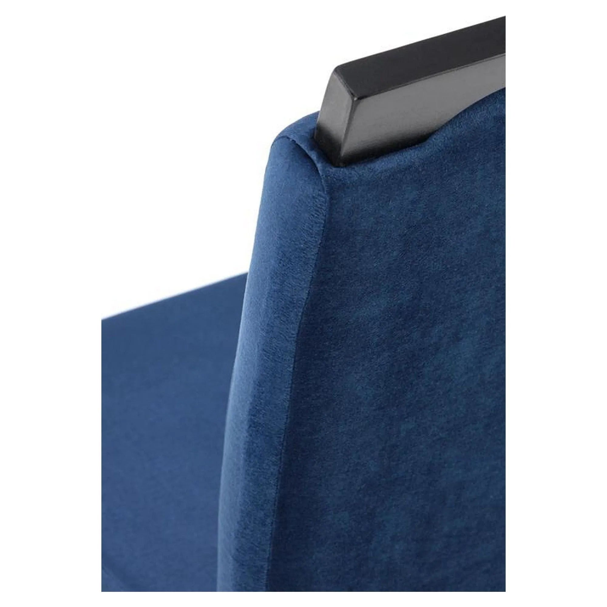 Scaun CLARION 2, negru/albastru, 42X58X97 cm