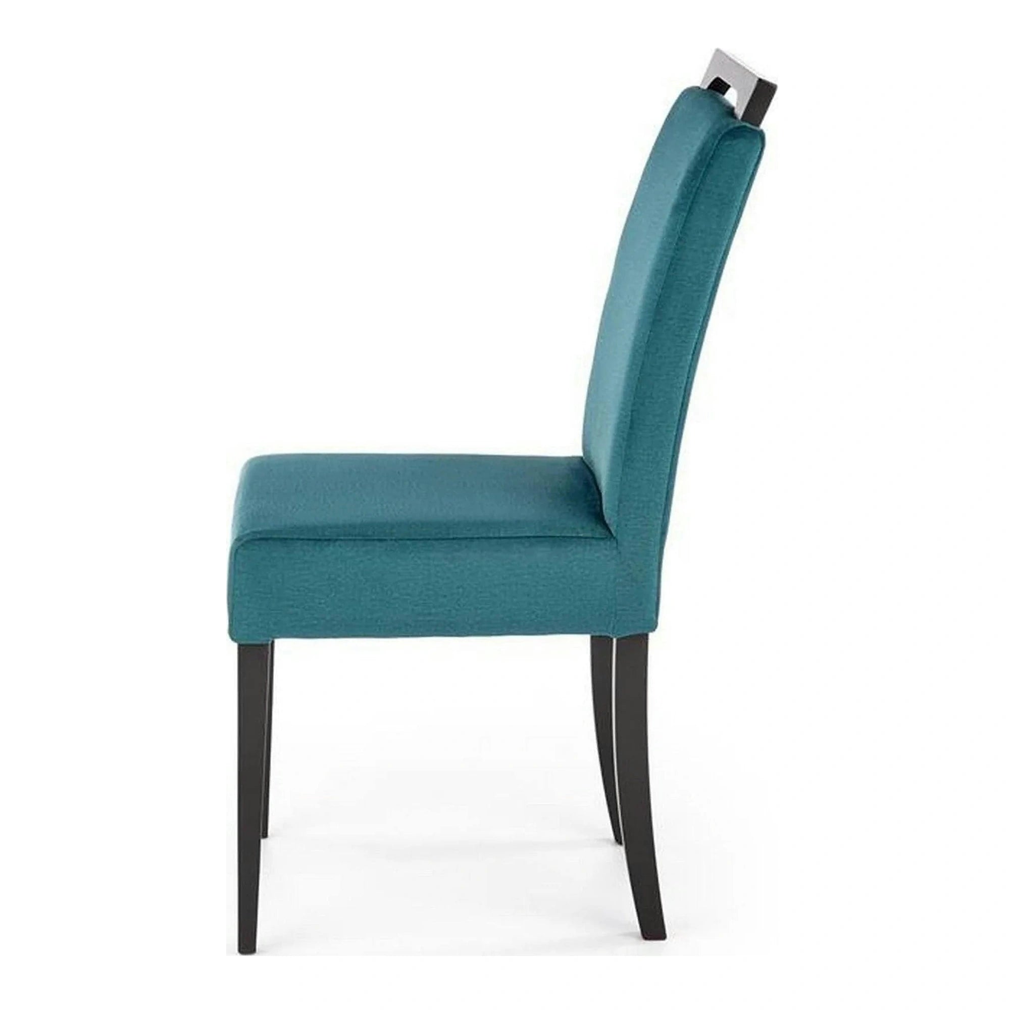 Scaun CLARION 2, negru/turcoaz, 42X58X97 cm