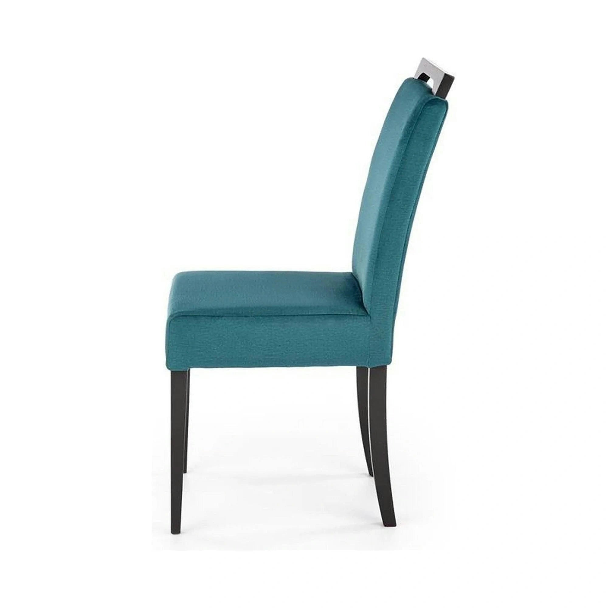Scaun CLARION 2, negru/turcoaz, 42X58X97 cm