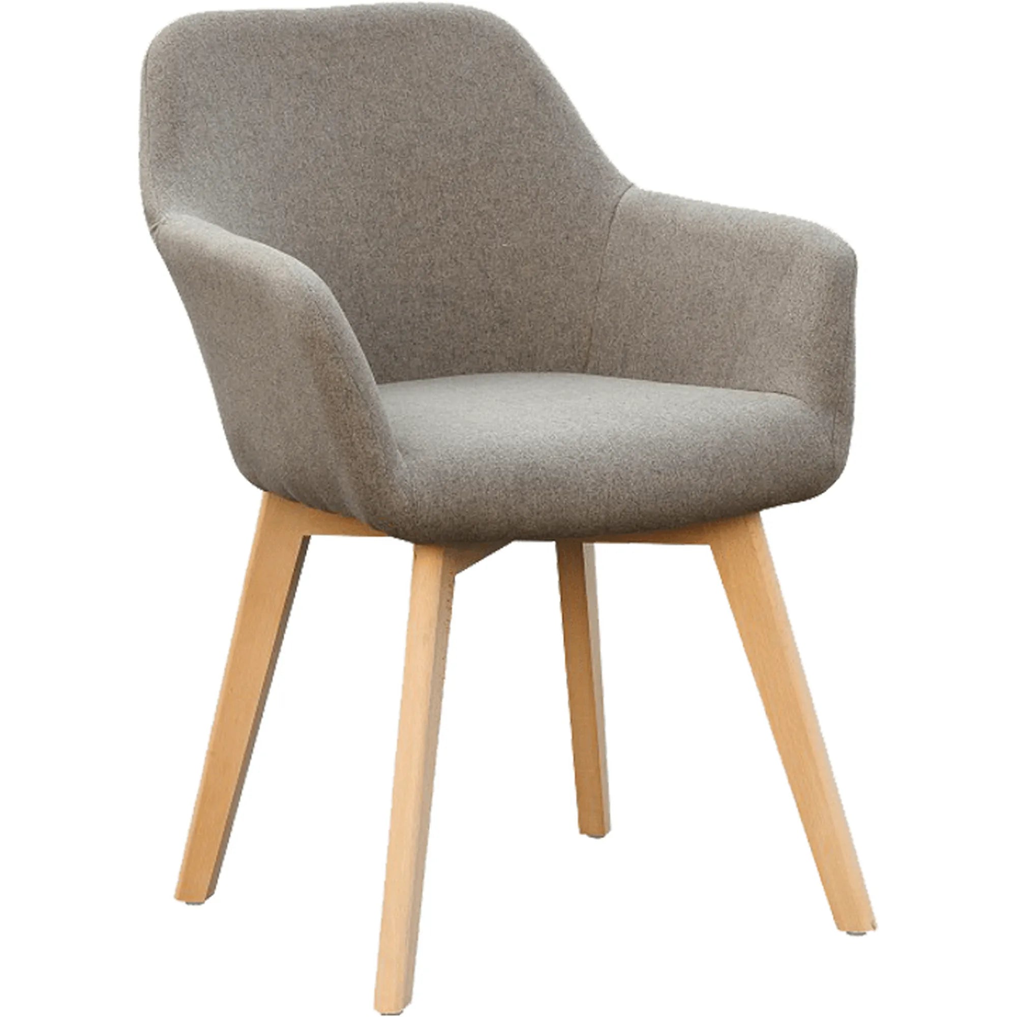 Scaun CLORIN NEW, grej/fag, tesatura/lemn, 56x60x82 cm