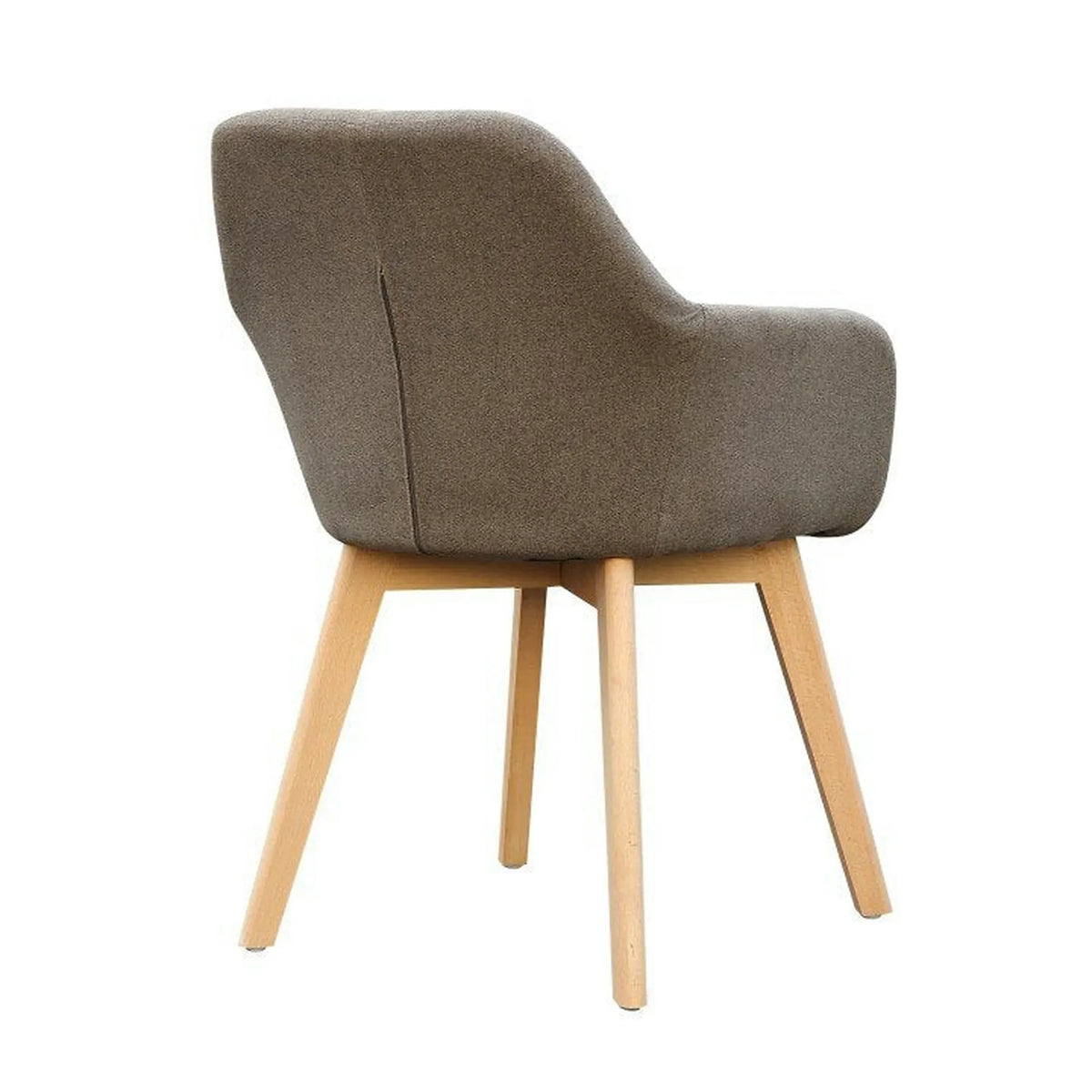 Scaun CLORIN NEW, grej/fag, tesatura/lemn, 56x60x82 cm