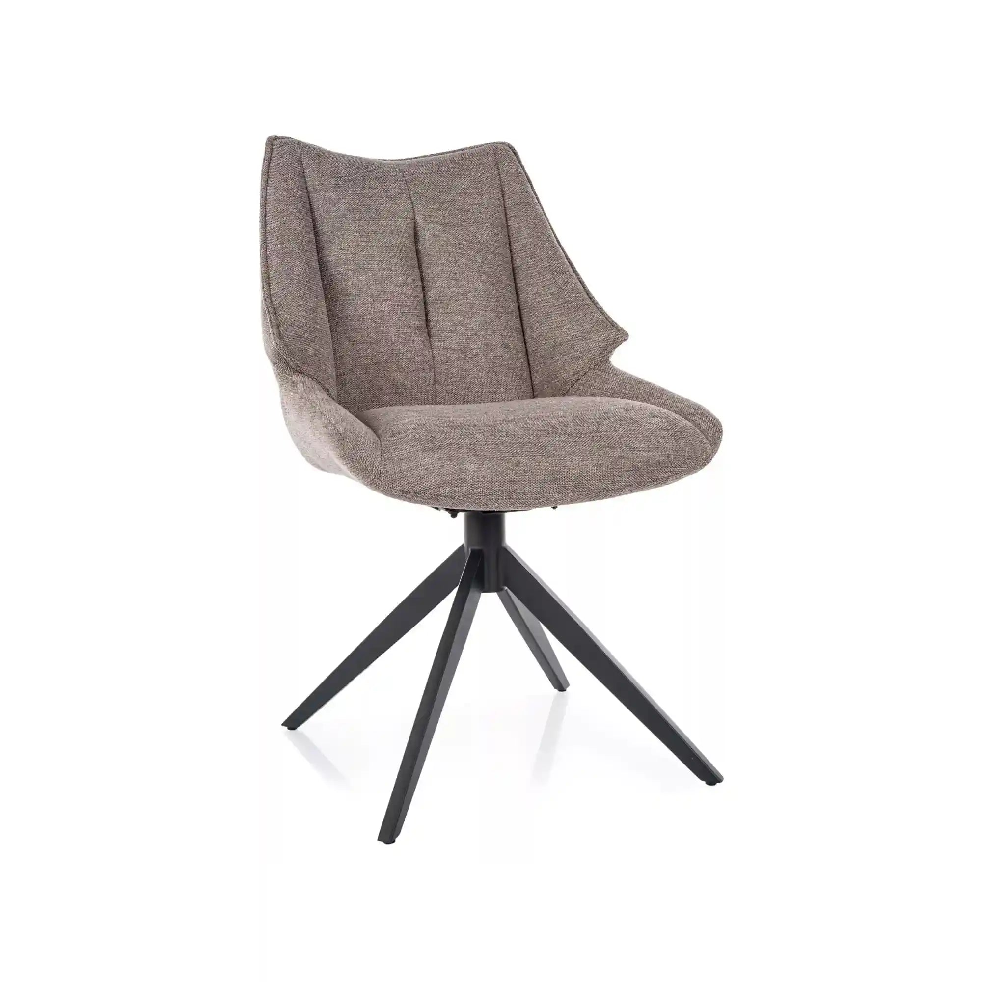 Scaun CODA, bej - Brego 34, stofa clasica/metal, 56x46x91 cm