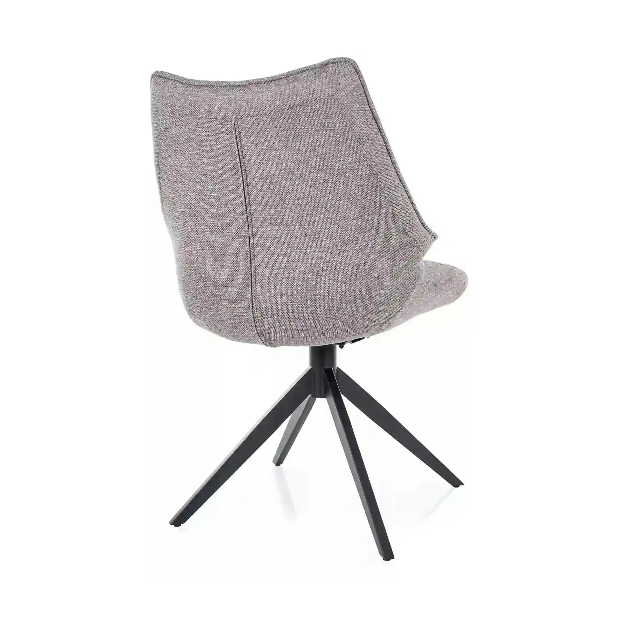 Scaun CODA, gri - Brego 07, stofa clasica/metal, 56x64x91 cm