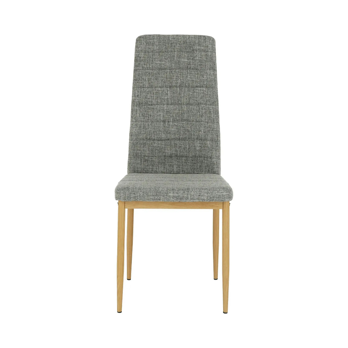 Scaun COLETA NOVA, gri deschis/fag, textil/metal, 41x49x96 cm