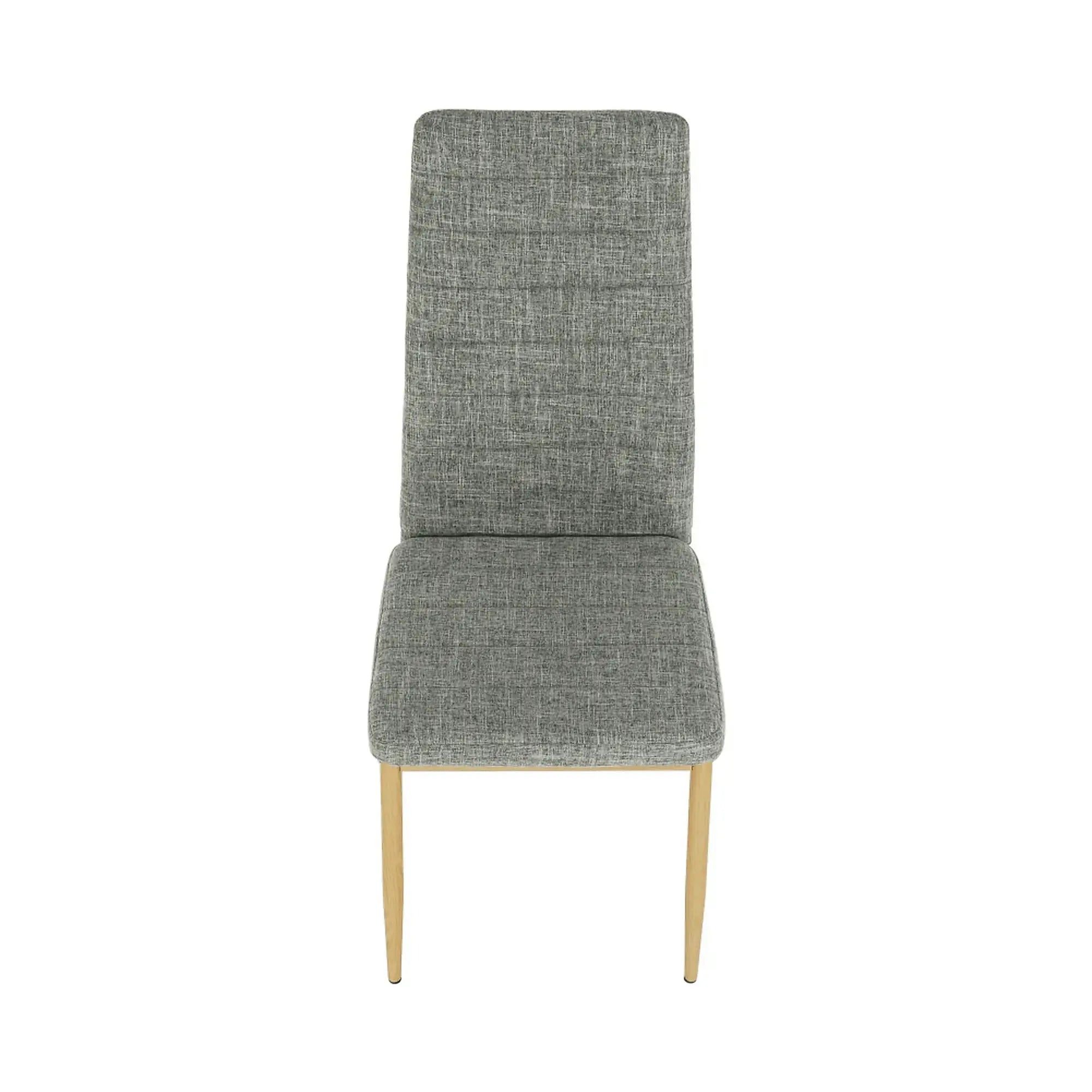 Scaun COLETA NOVA, gri deschis/fag, textil/metal, 41x49x96 cm