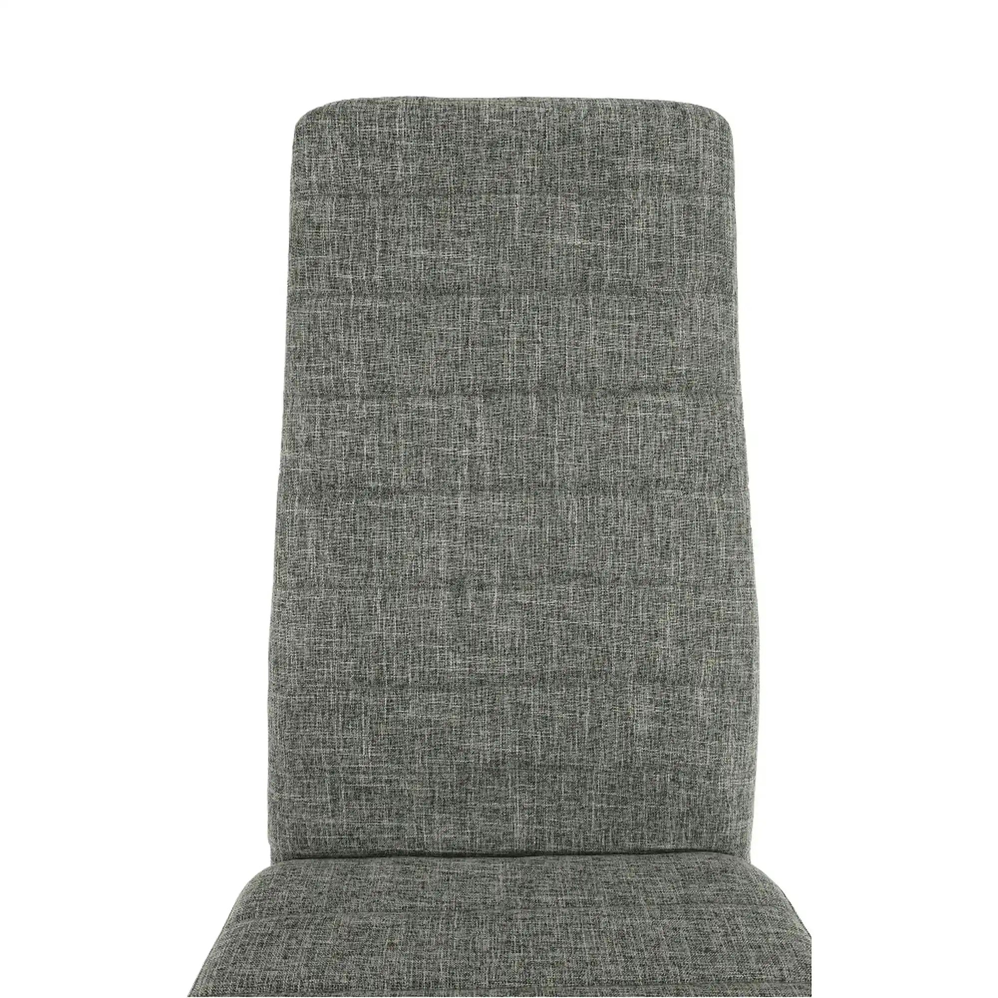 Scaun COLETA NOVA, gri deschis/fag, textil/metal, 41x49x96 cm