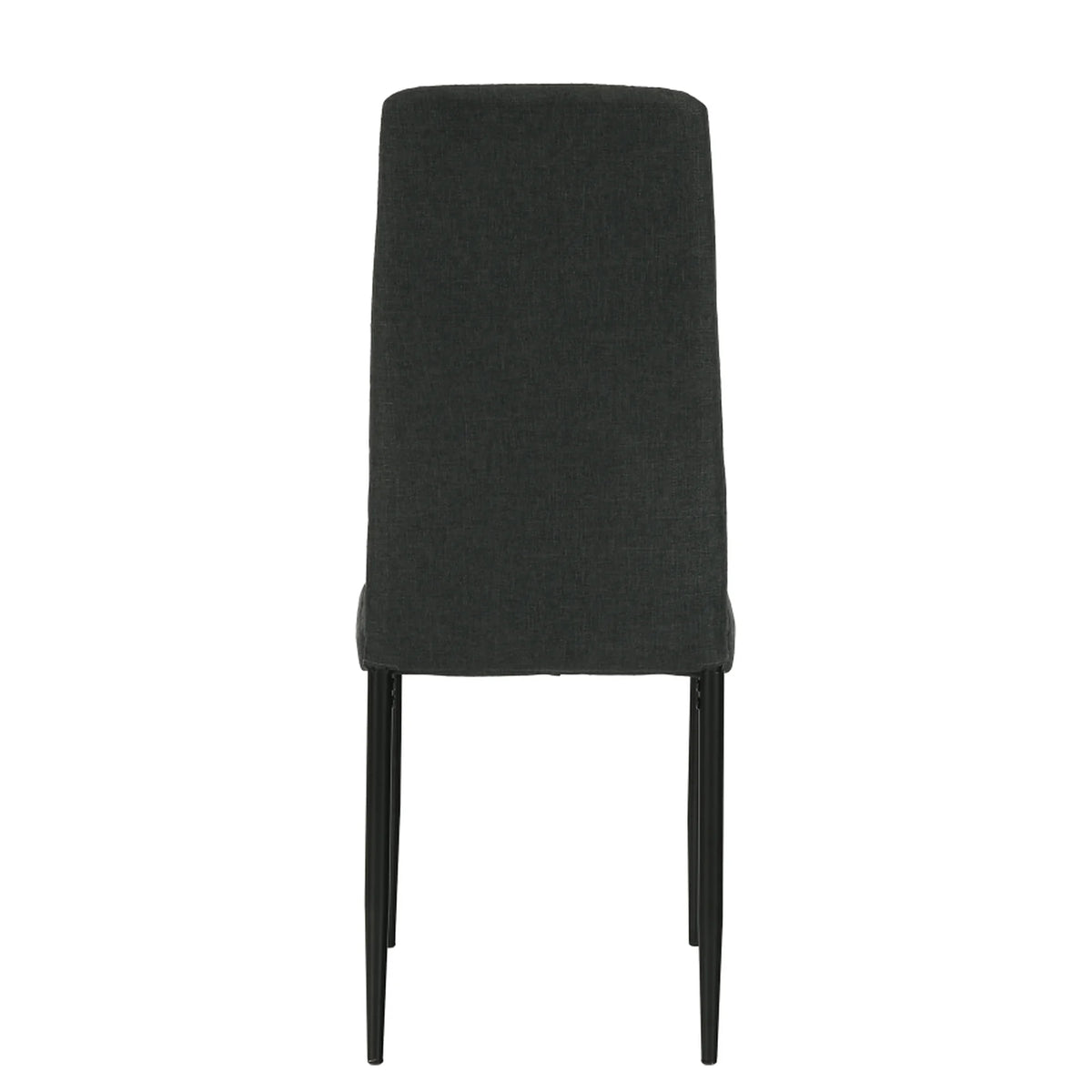 Scaun COLETA NOVA, gri inchis/negru, textil/metal, 41x49x96 cm