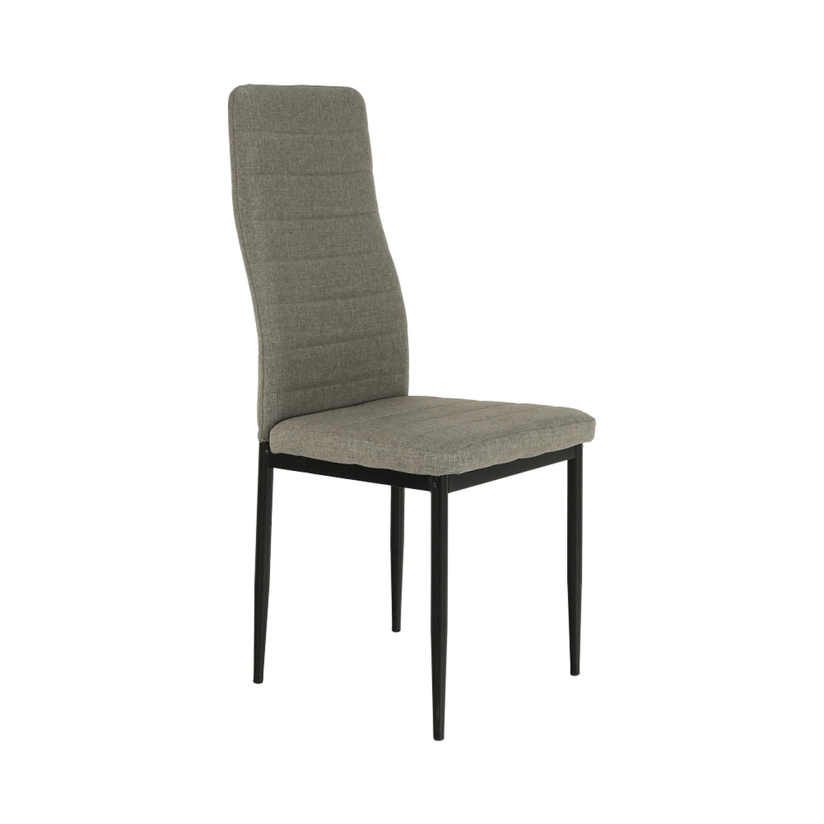 Scaun COLETA NOVA, maro/negru, textil/metal, 41x49x96 cm